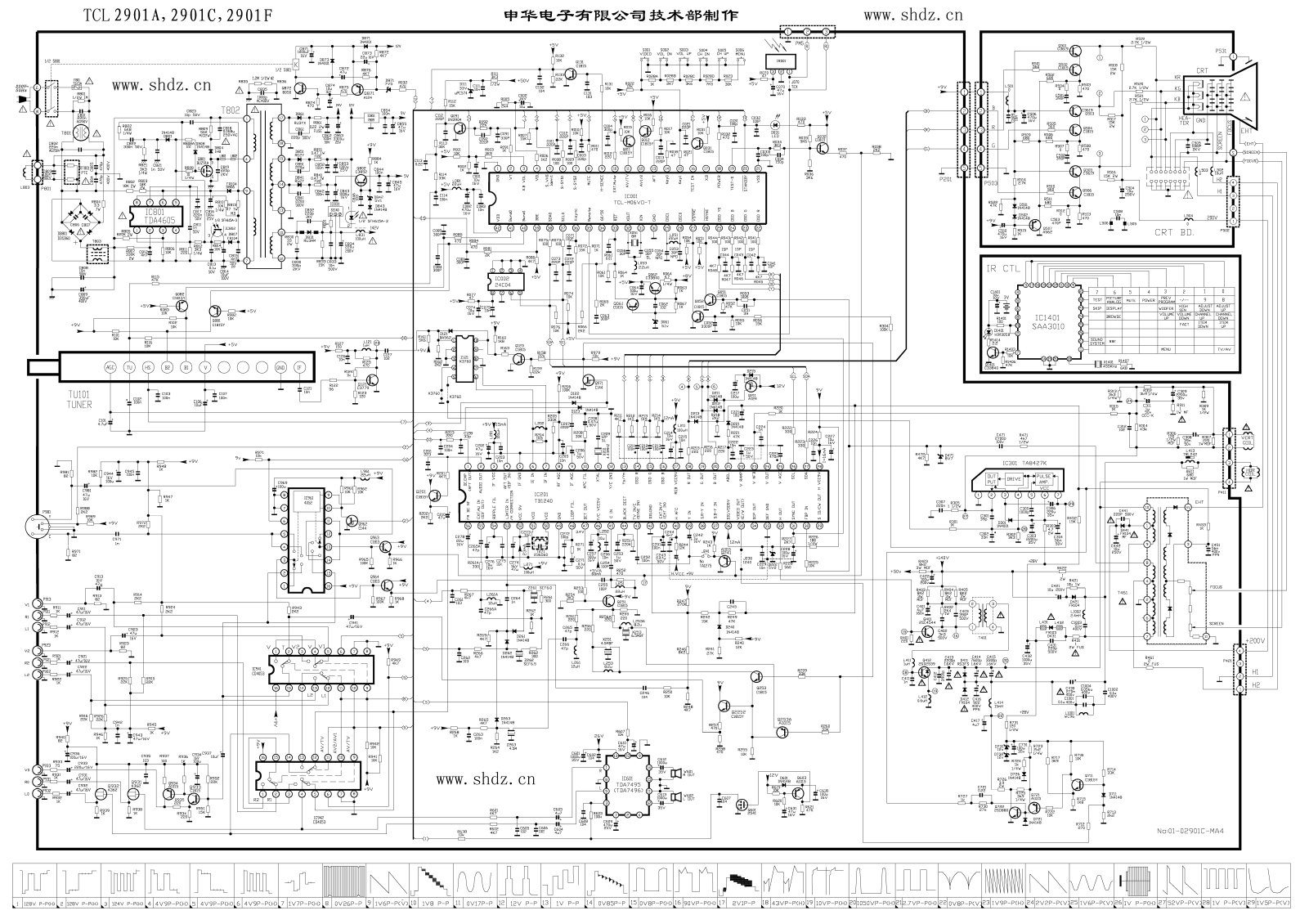 TCL 2901A-C-F Schematic