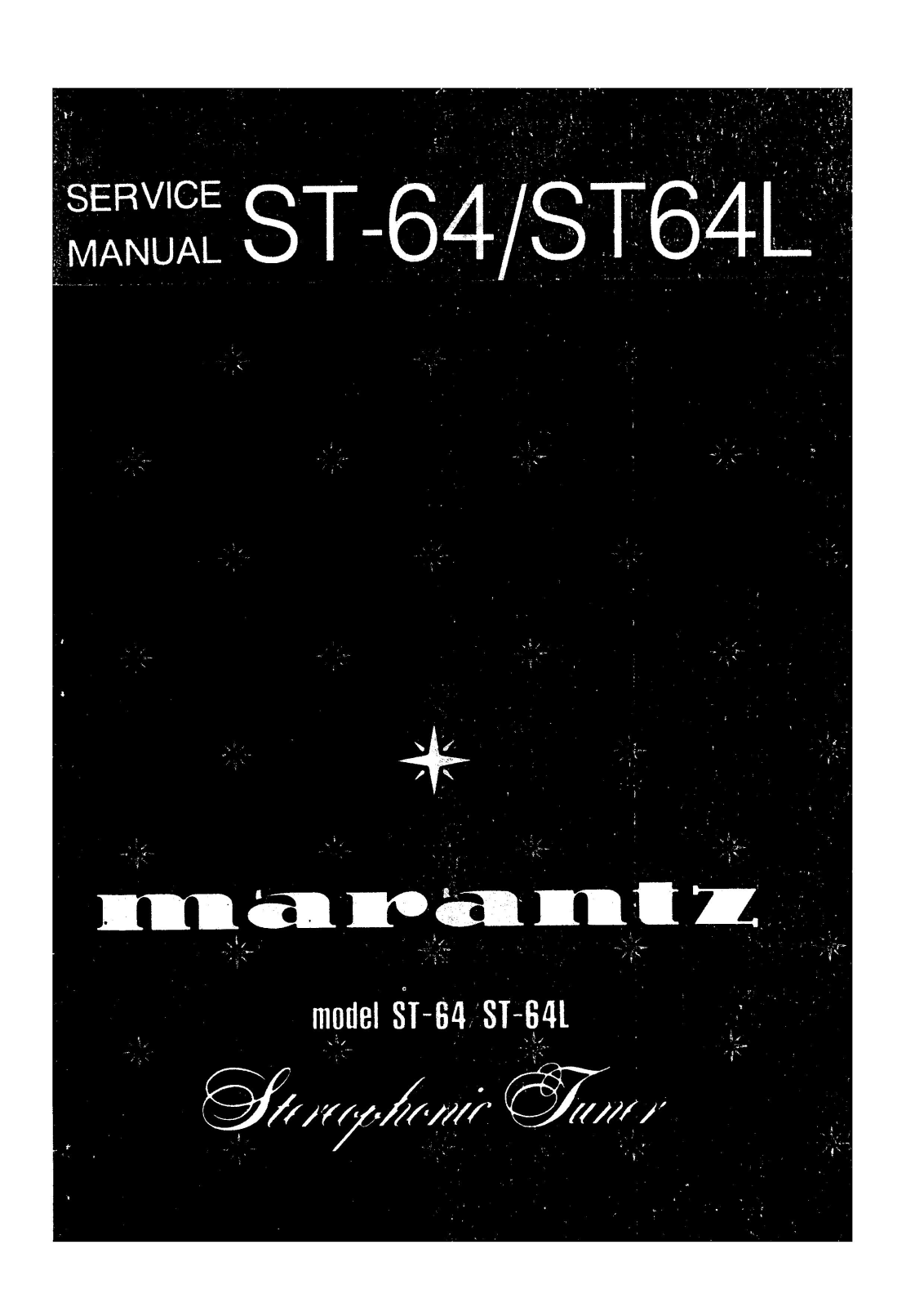 Marantz ST-64-L, ST-64 Service Manual