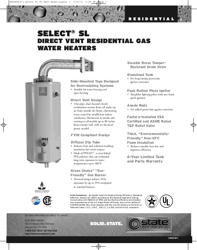 State GS6 50 YRDS L User Manual