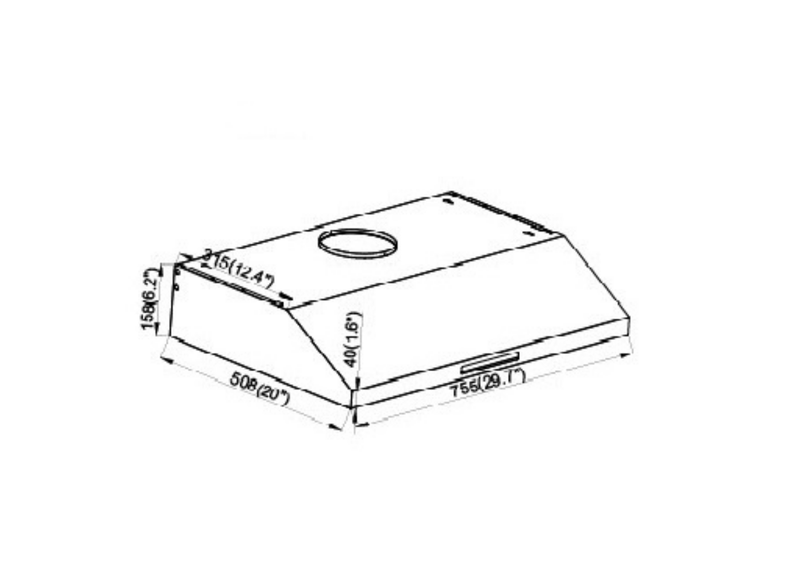 Onex ONEX1011 Dimensions - ManualMachine.com