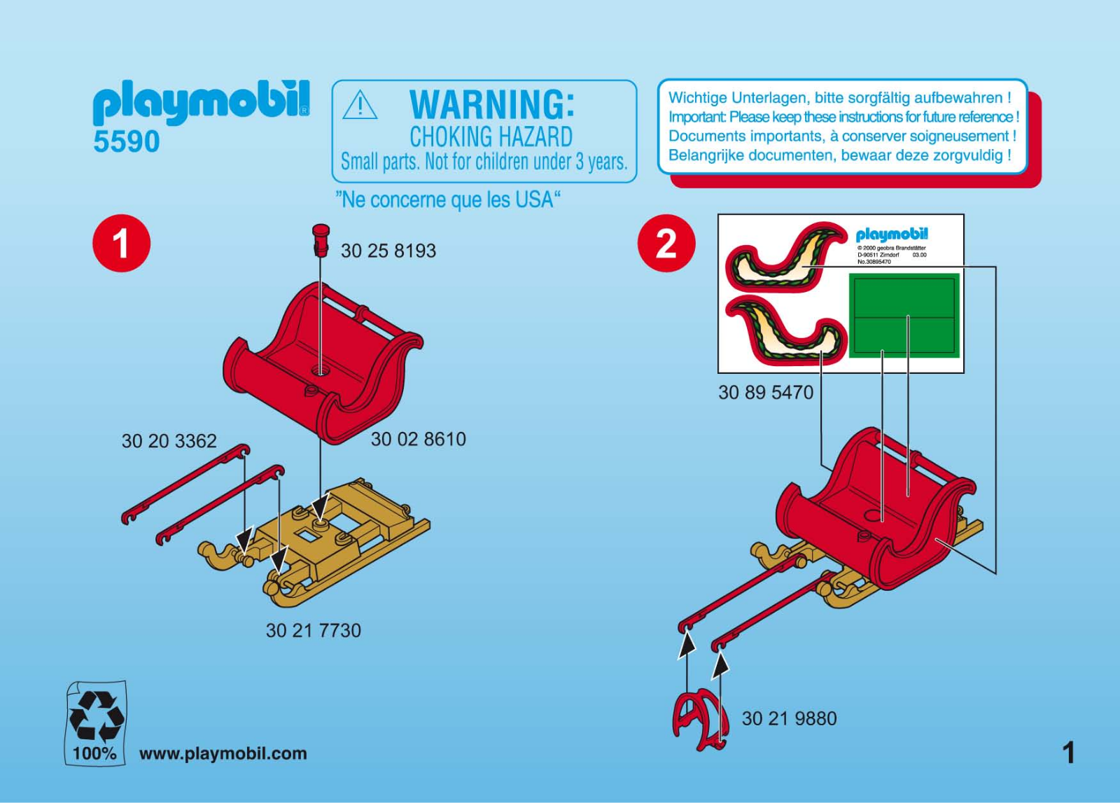 playmobil 5590 Service Manual