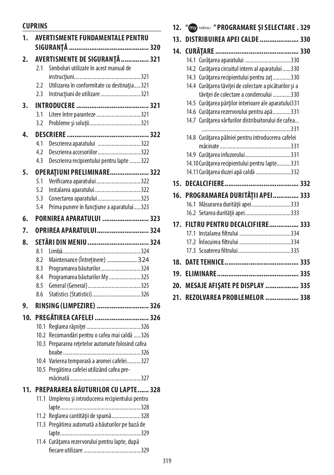 Delonghi ECAM350.55.B Instruction manuals