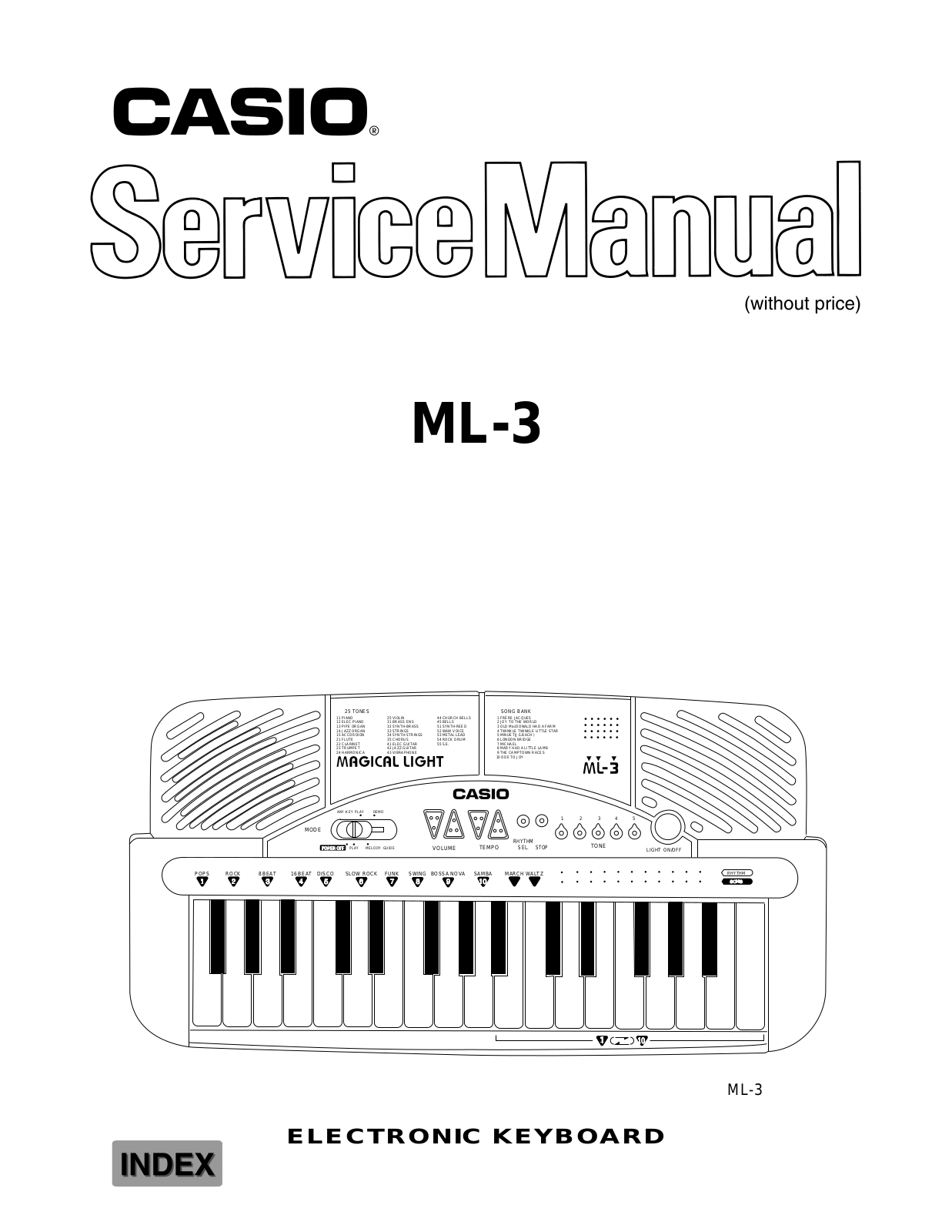 CASIO ML3 Service Manual