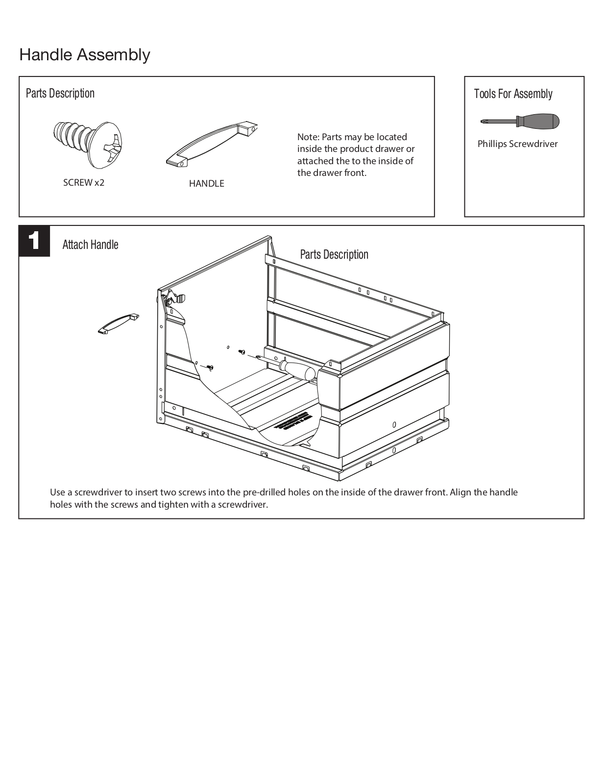 Inbox Zero W007117849 Installation & Assembly - ManualMachine.com