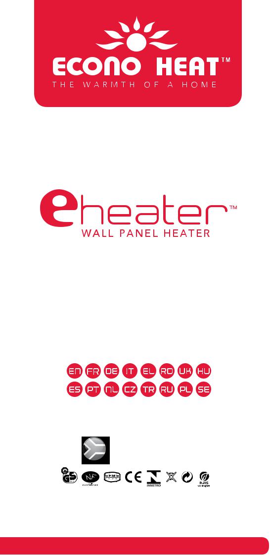 Econo-heat 0607, 0606, 0608, 0603 User Manual