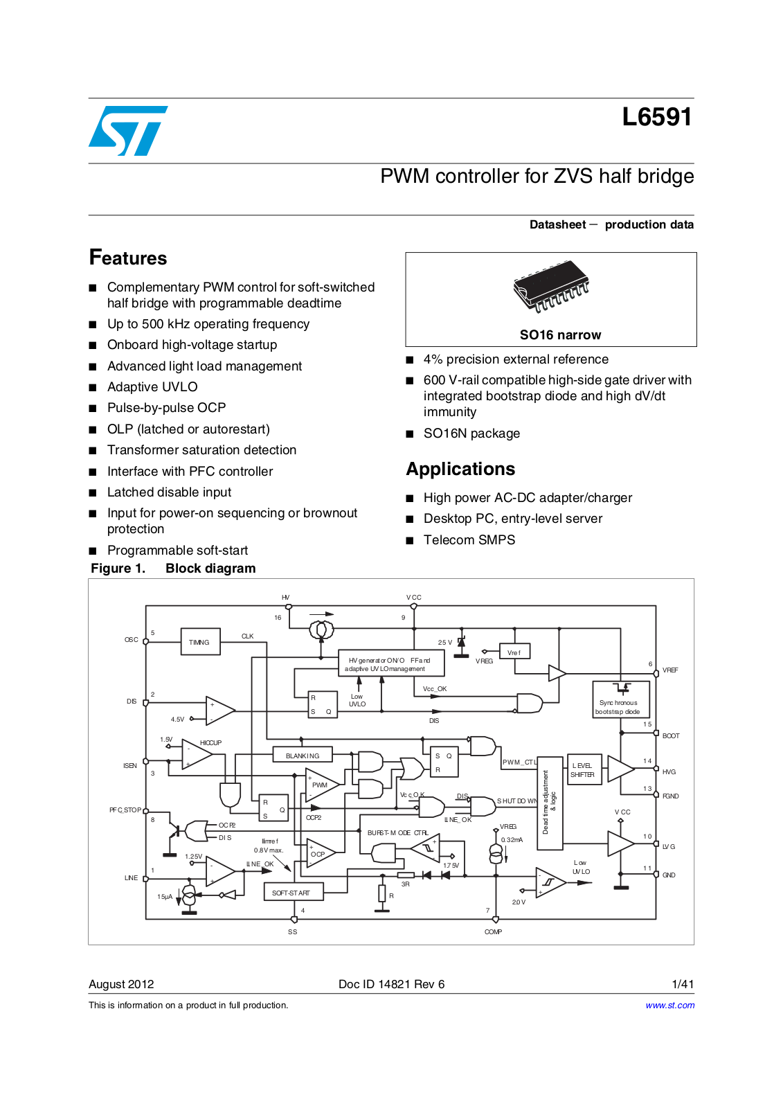 ST L6591 User Manual