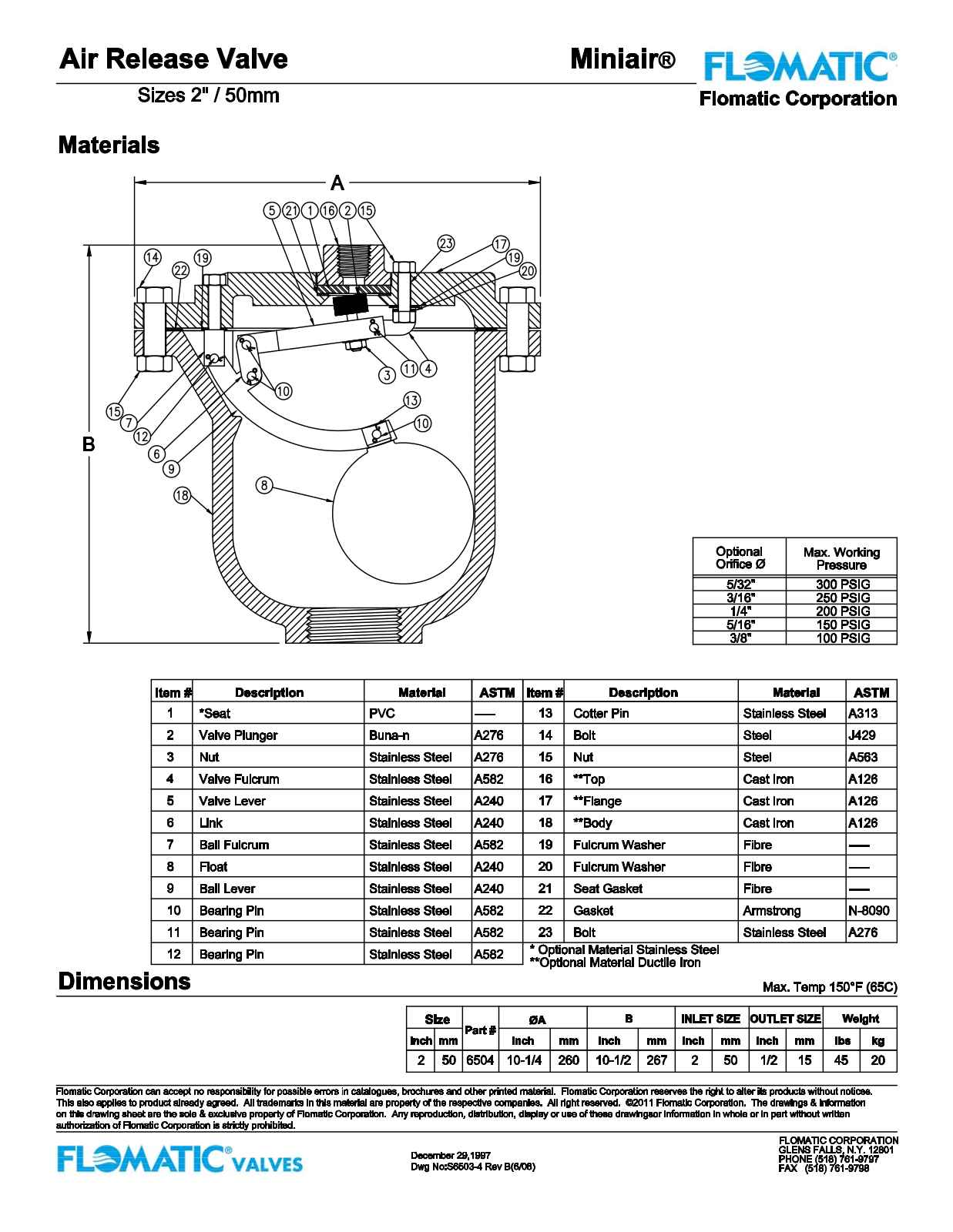 Flomatic Mini-Air Shematics