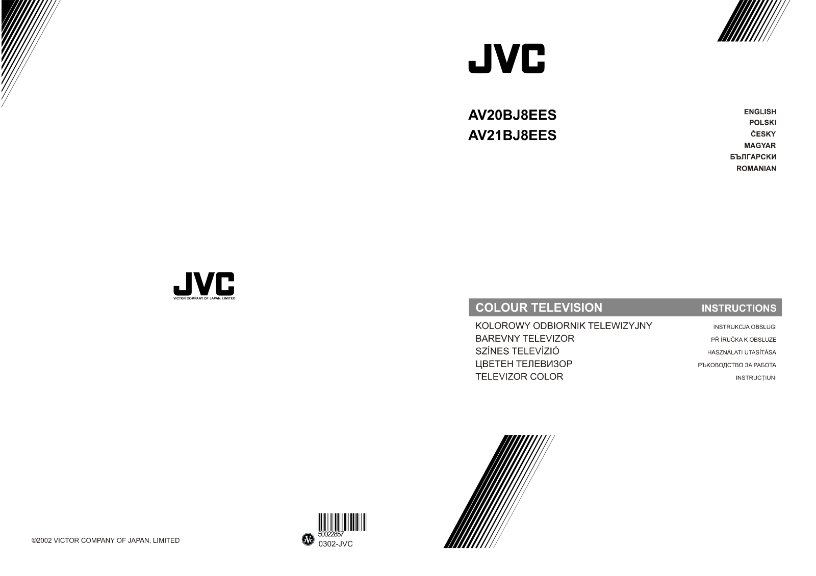 JVC AV20BJ8EES, AV21BJ8EES User Manual