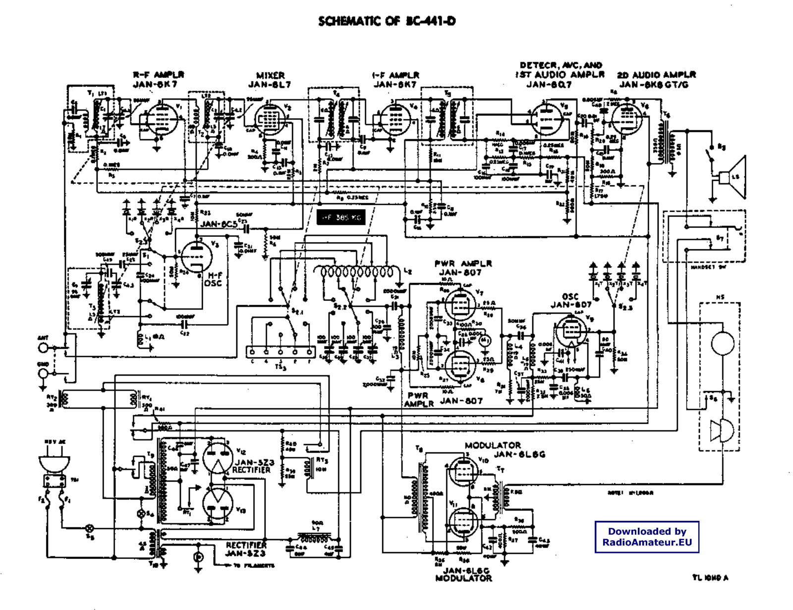 Pozosta BC-441D Schematic