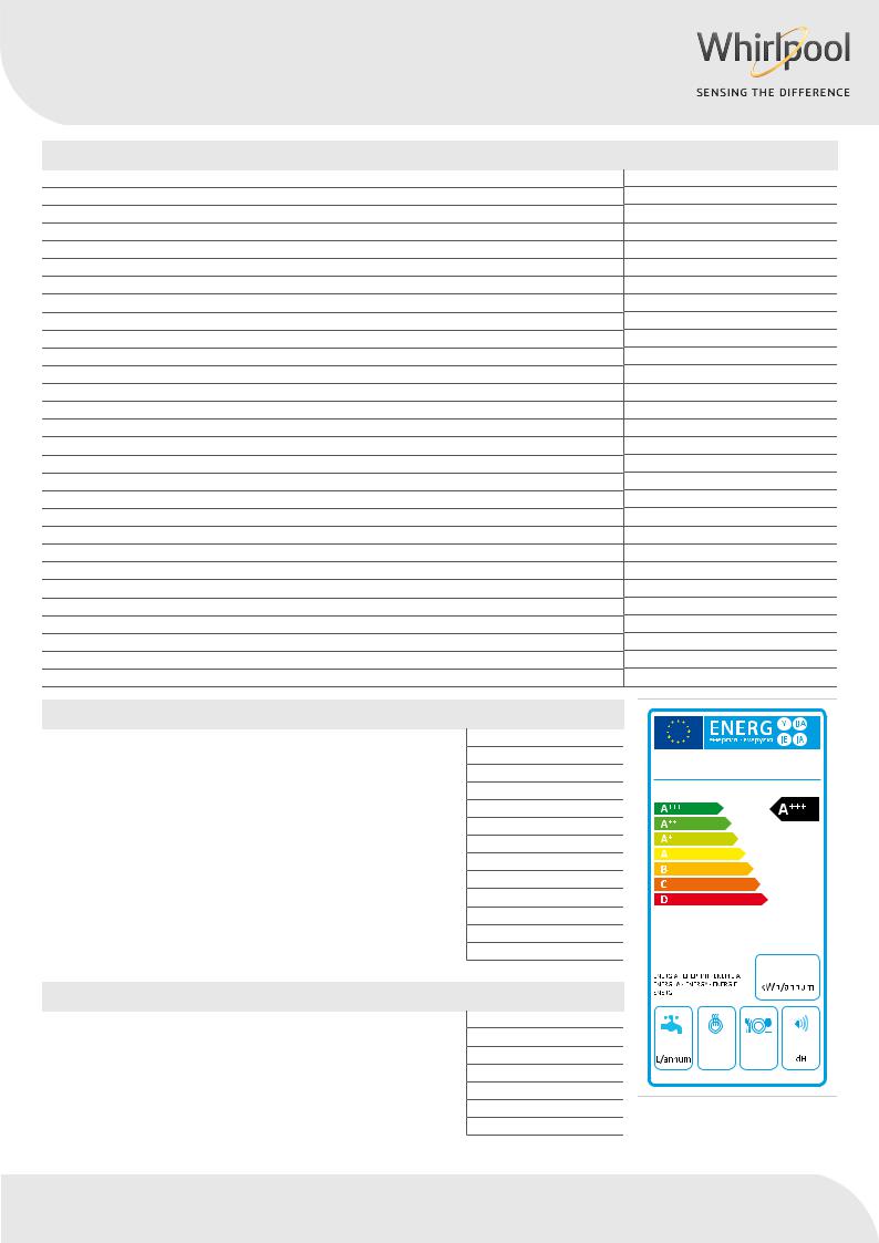 Whirlpool ADG 2020 FD Product information