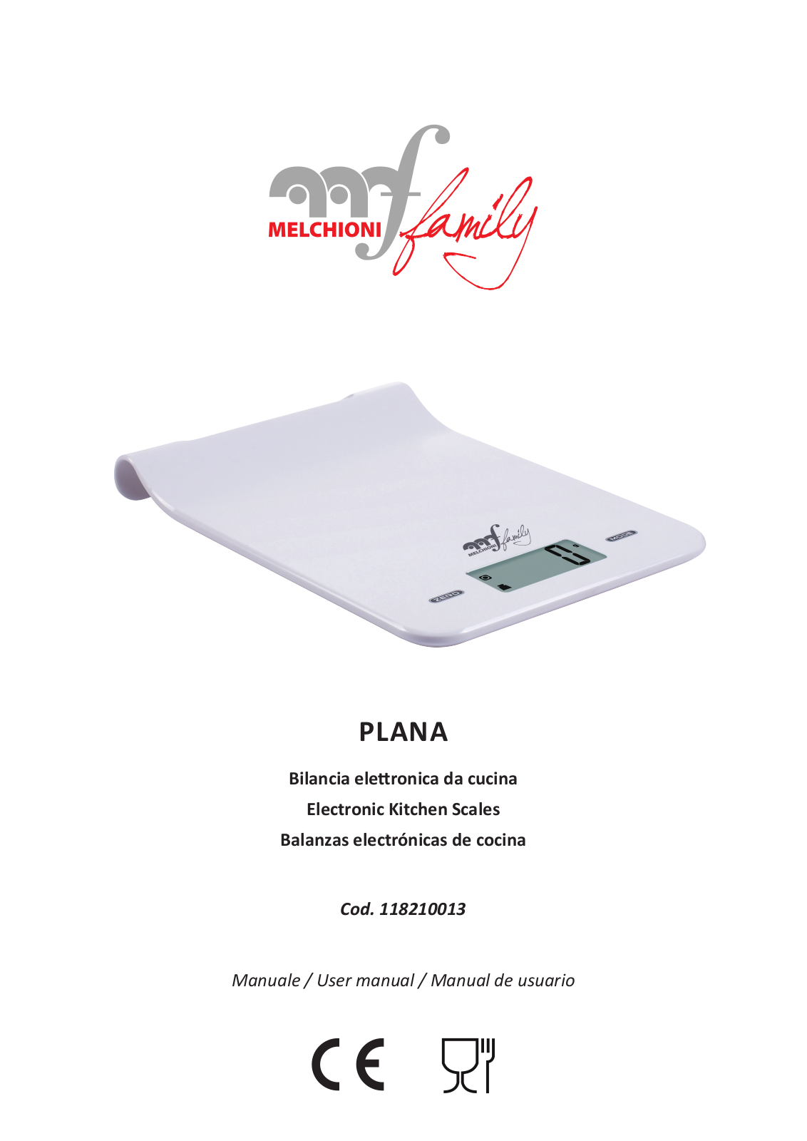 Melchioni PLANA User guide - ManualMachine.com