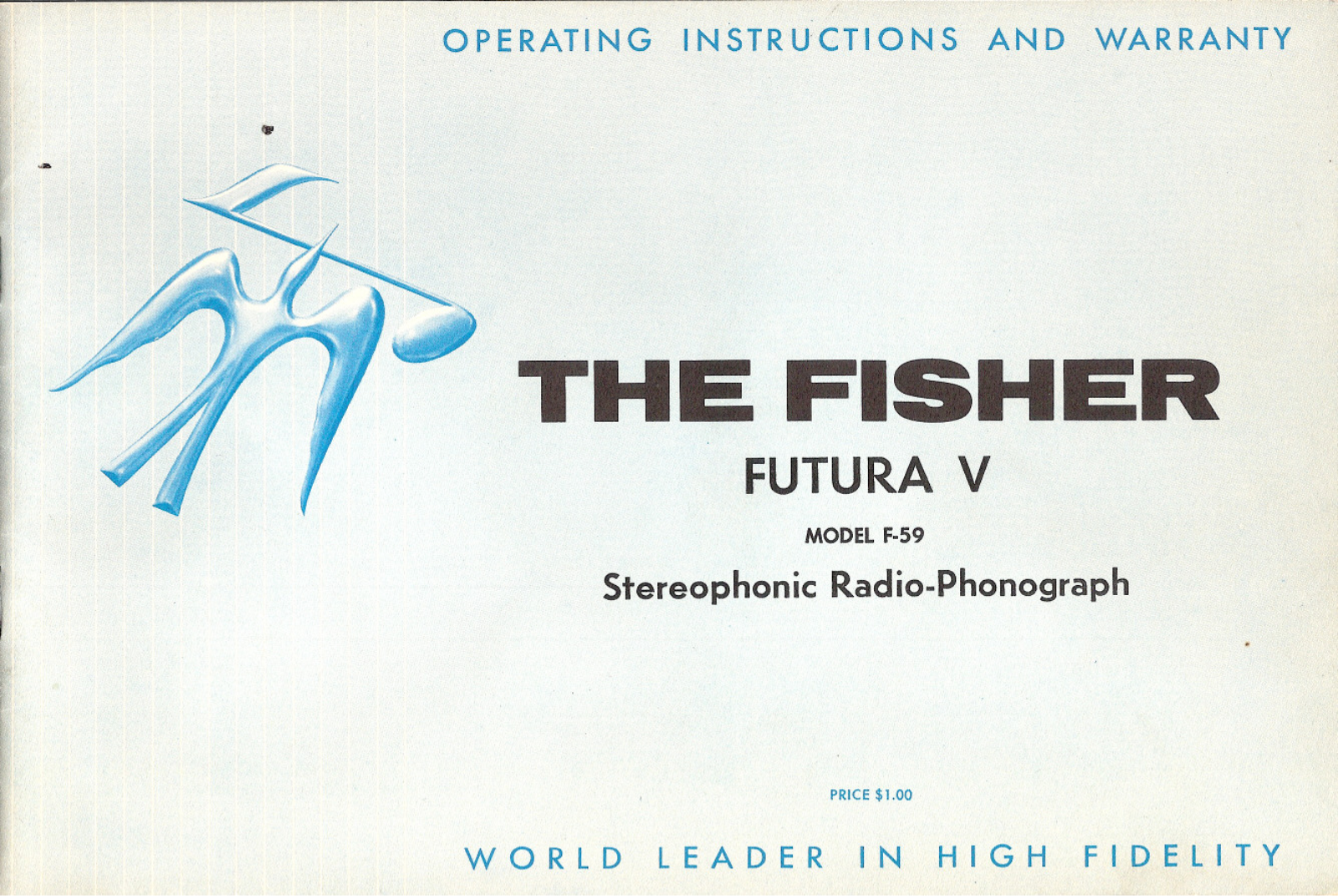 Fisher Futura-5-F-59 Owners Manual