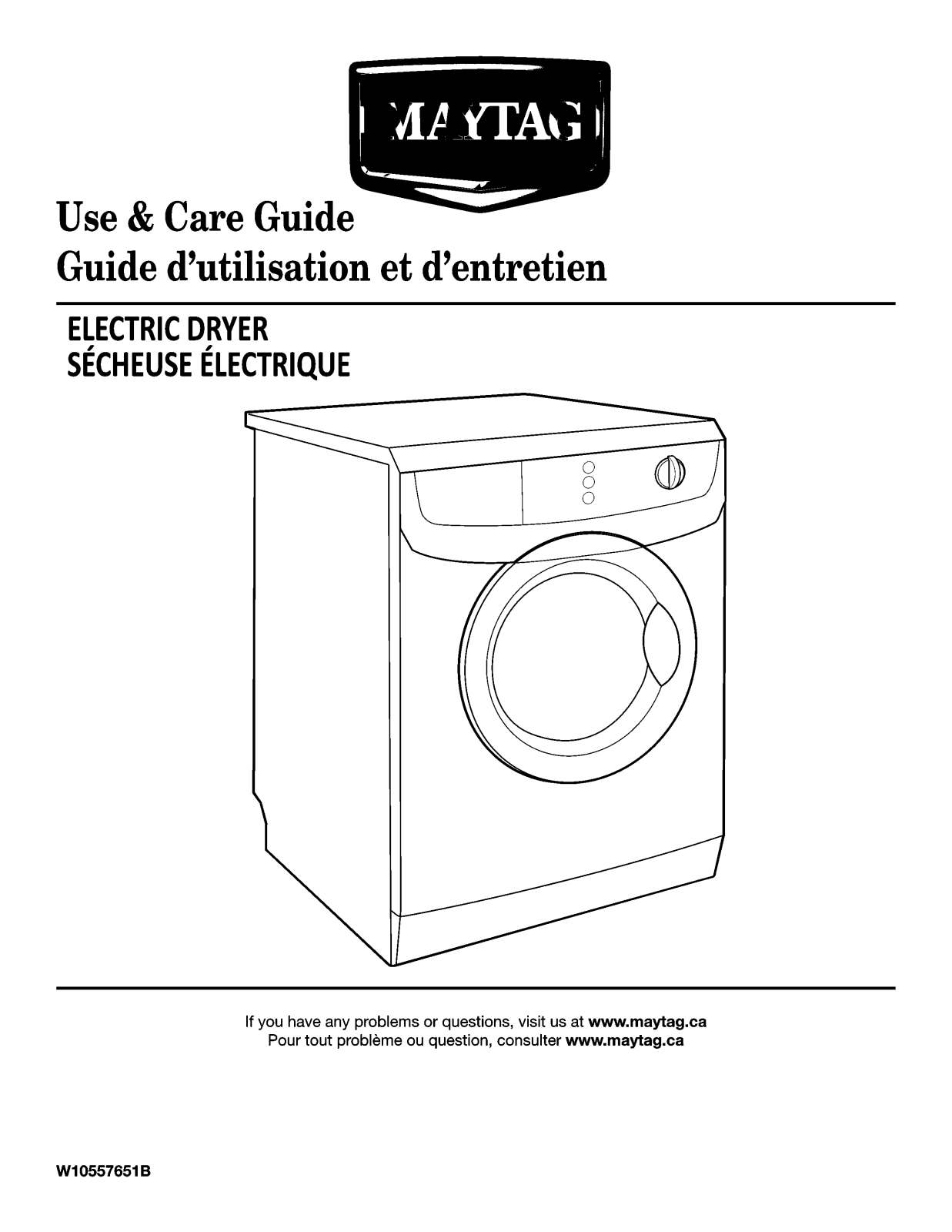 Maytag YMED7500YW2 Owner’s Manual