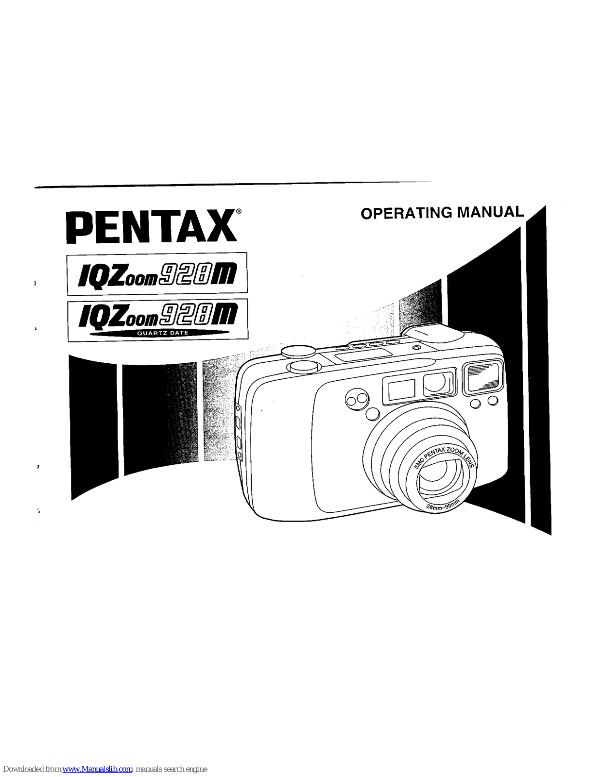 Pentax IQZoom 928M Quartz Date Operating Manual