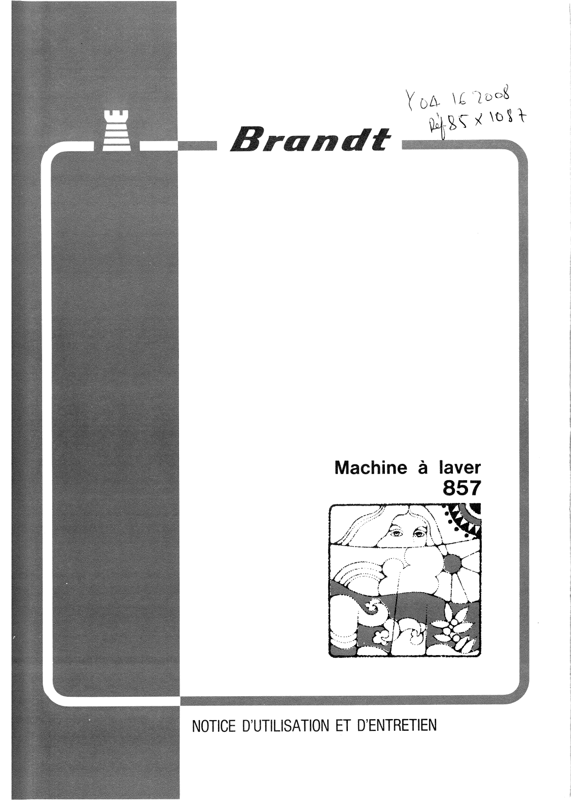 BRANDT 857C User Manual