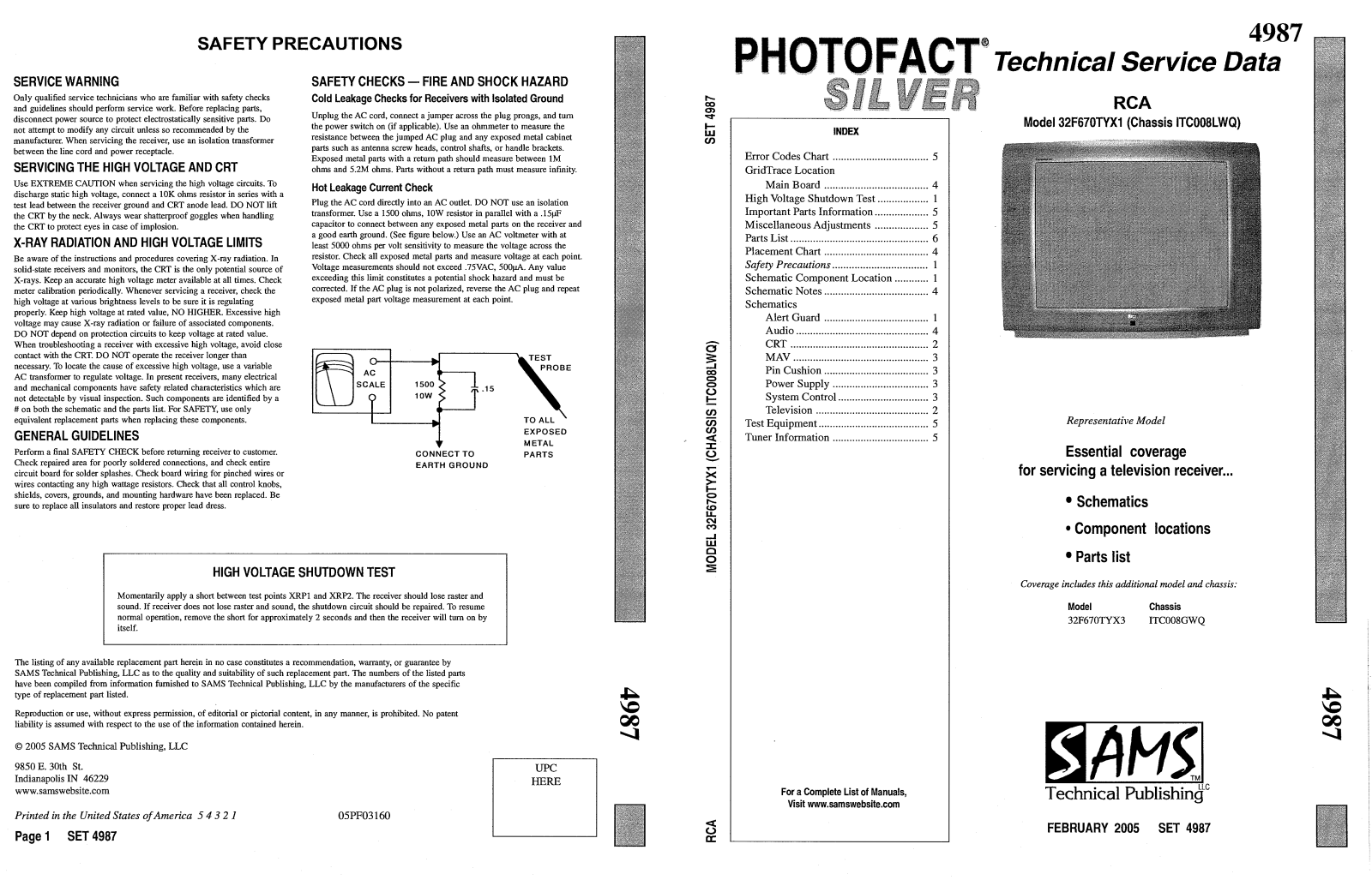 RCA 32F670 Schematic