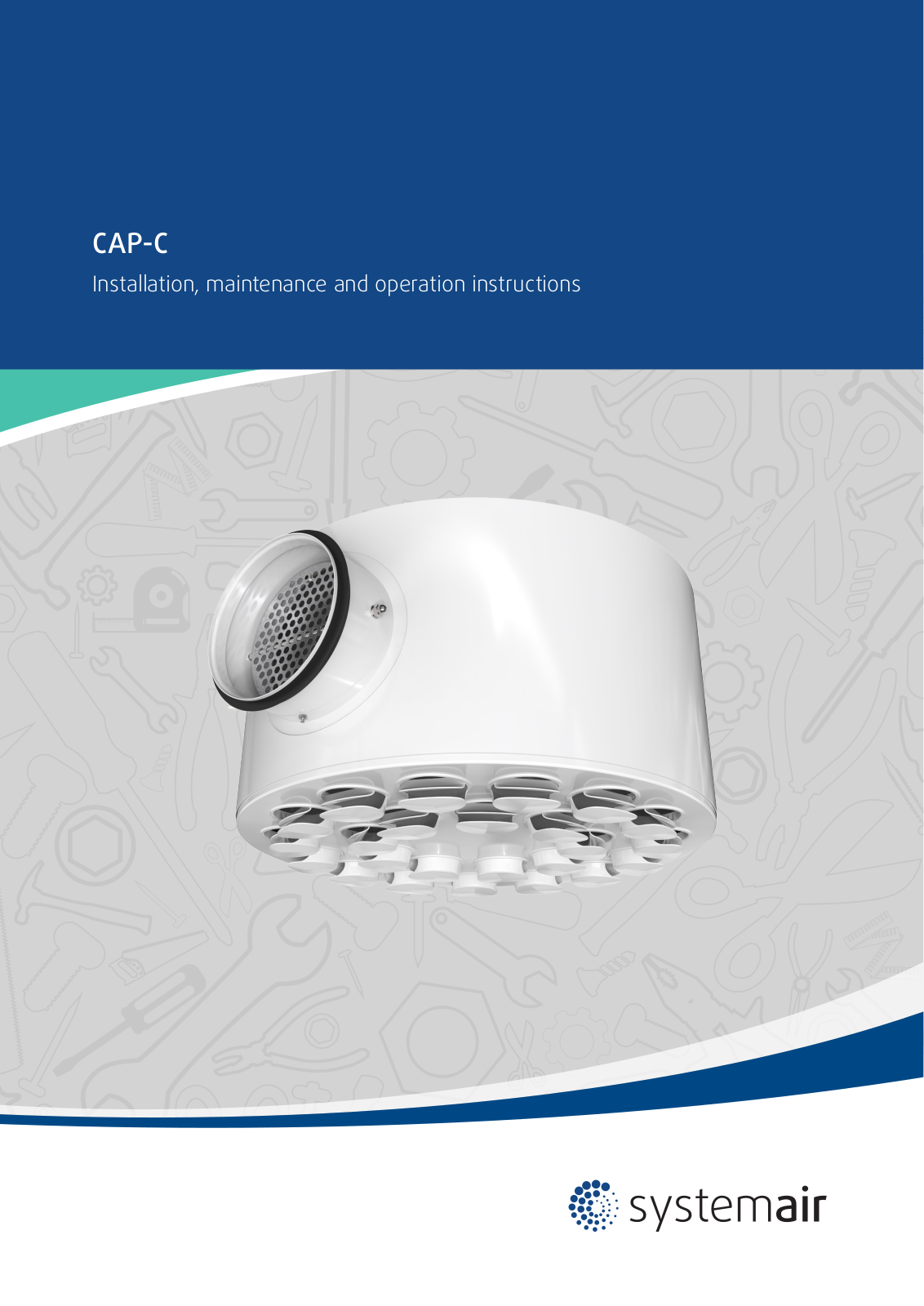 SystemAir CAP-C Series, CAP-C-125 Series, CAP-C-100 Series, CAP-C-160 Series, CAP-C-200 Series Installation, Maintenance And Operation Instructions