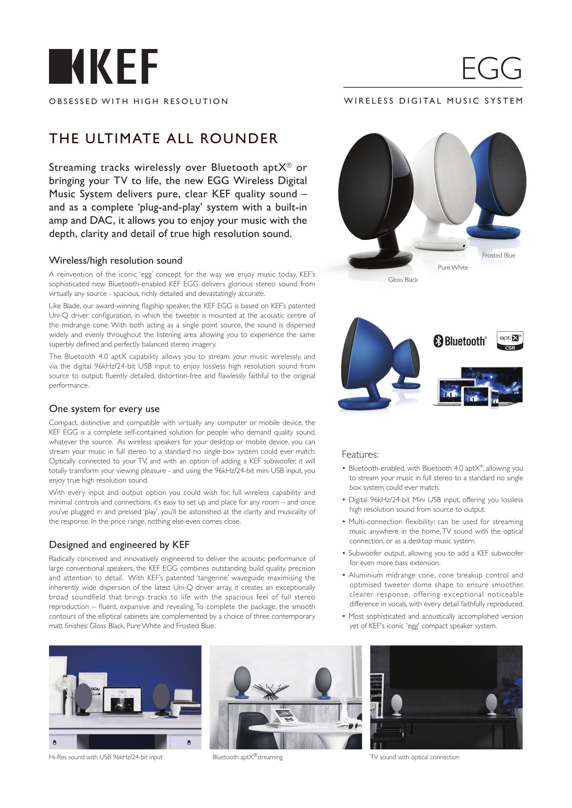 KEF EGG User Manual