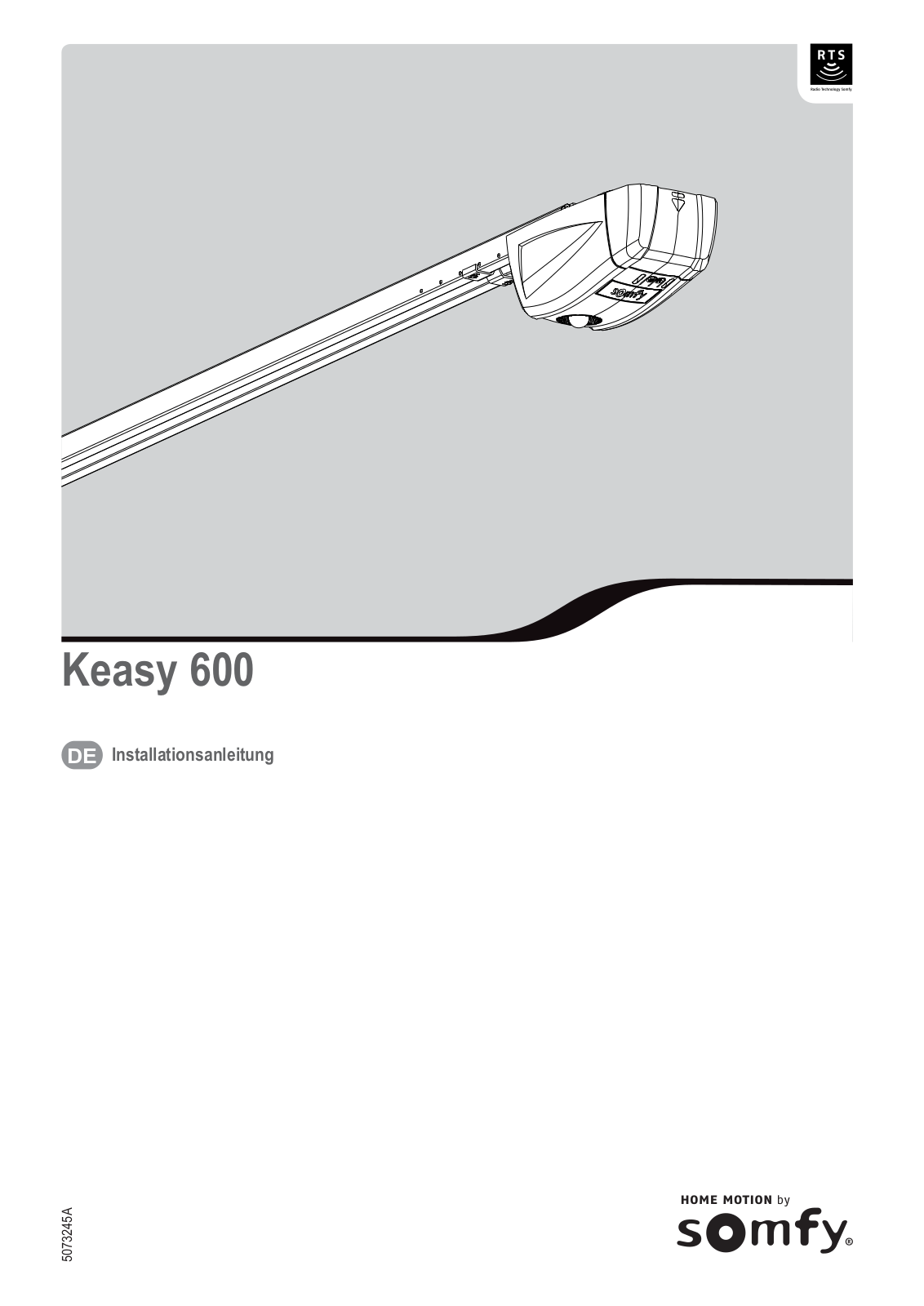 Somfy Keasy 600 Installation Manual