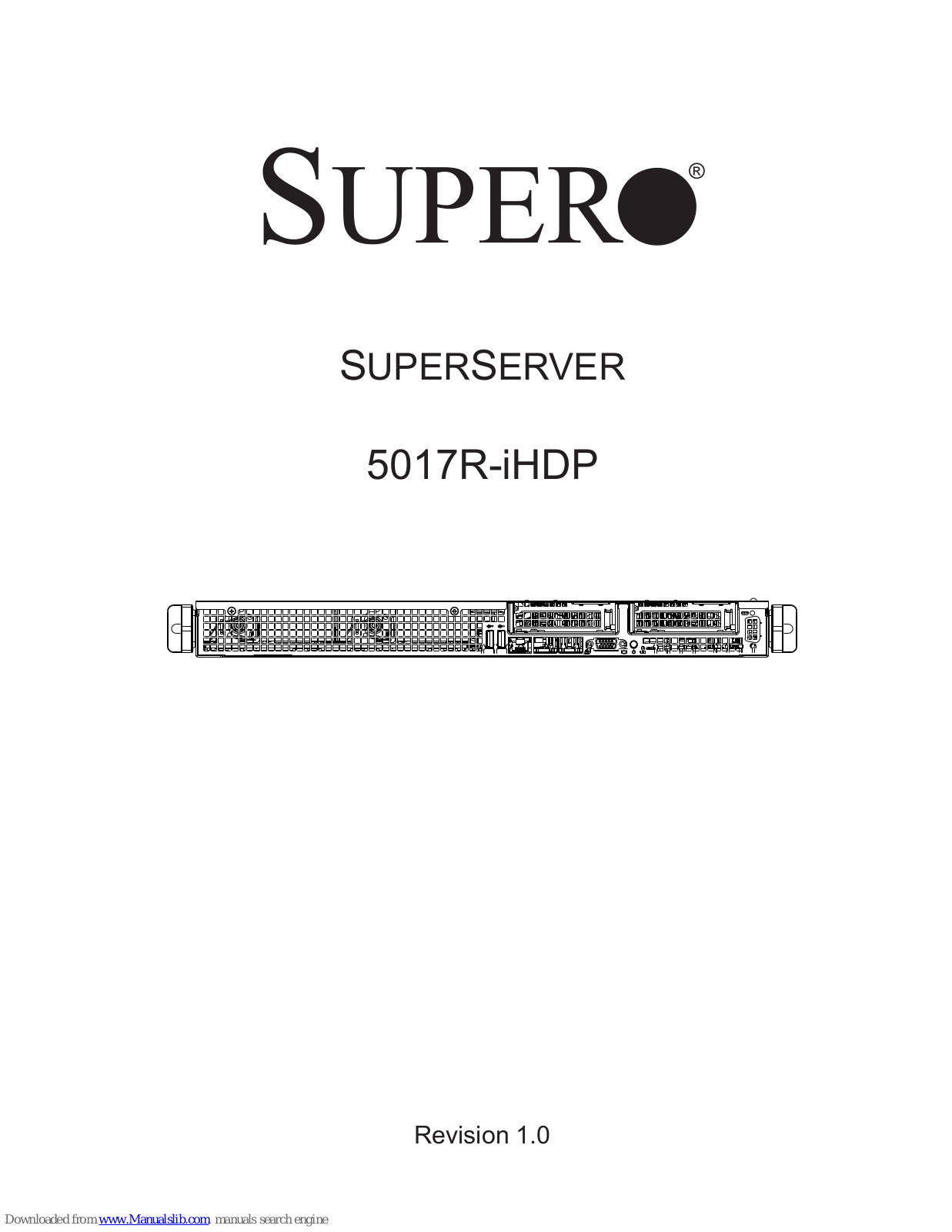 Supermicro SuperServer 5017R-iHDP, X9SCFF-F, SC816LTS-655BP User Manual