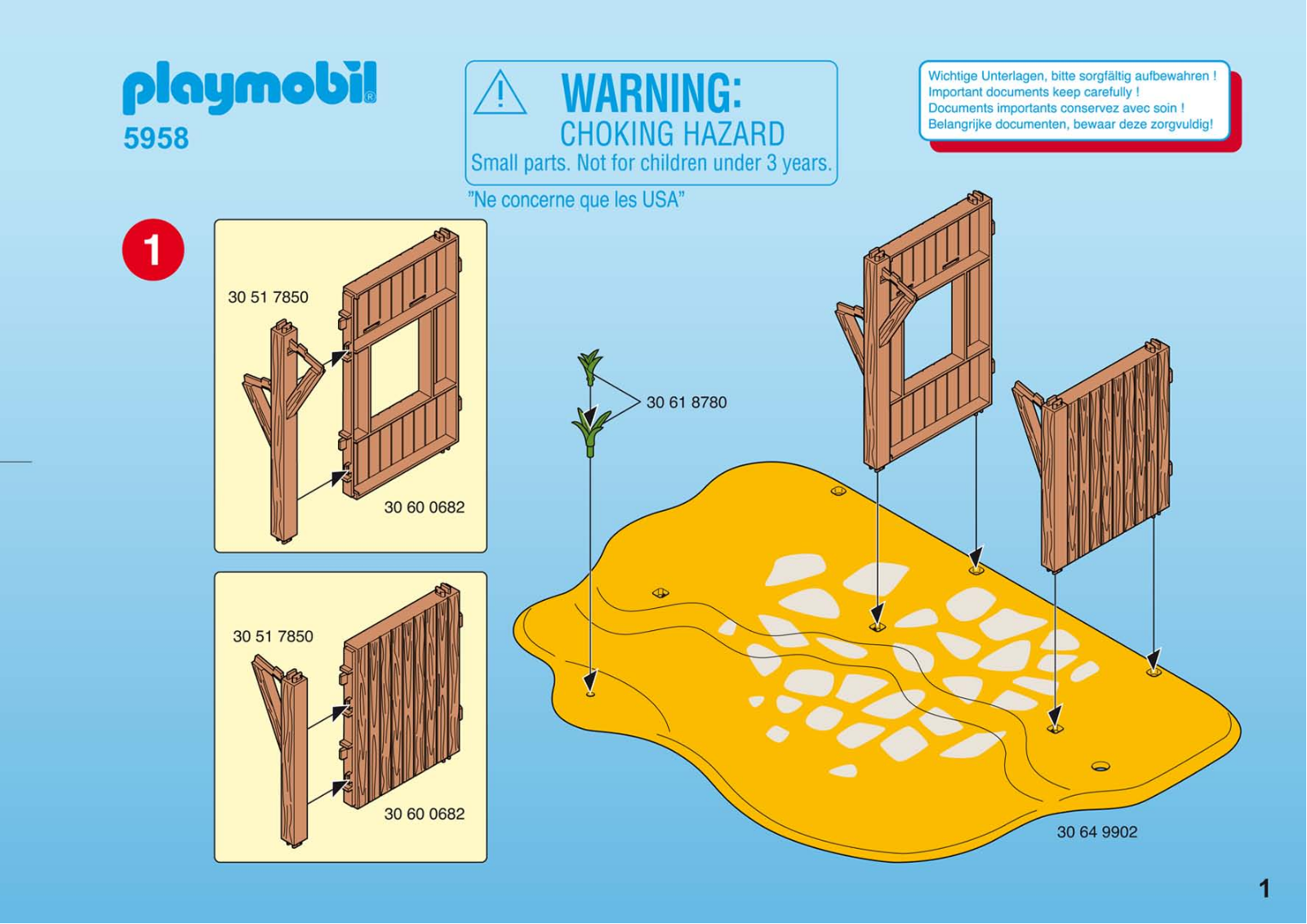 Playmobil 5958 Instructions