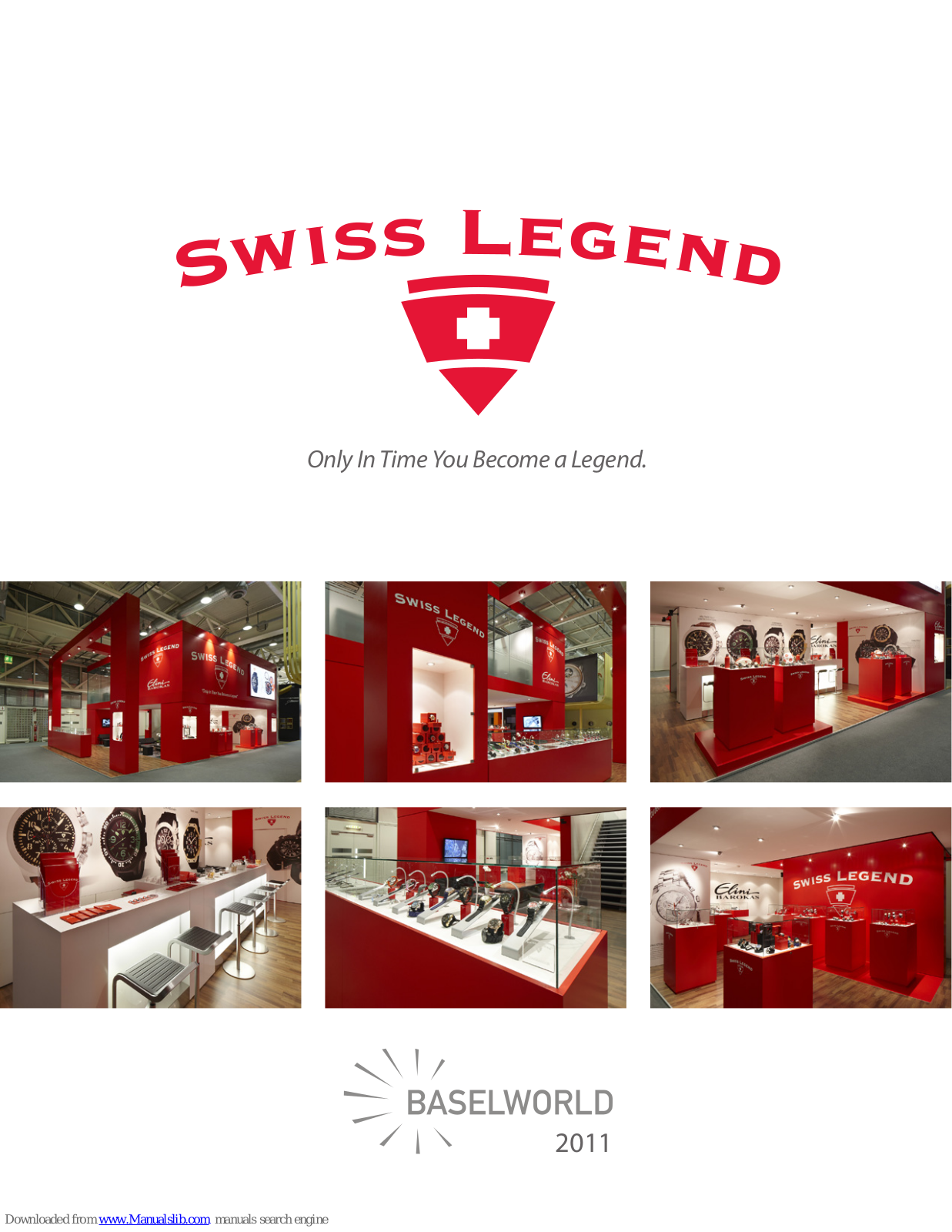 Swiss Legend 10042-BB-01-SB, 10005G-BB-01-SB, 10013A-YG-33-W, 10034-11, 10049-BKBGA Reference Manual