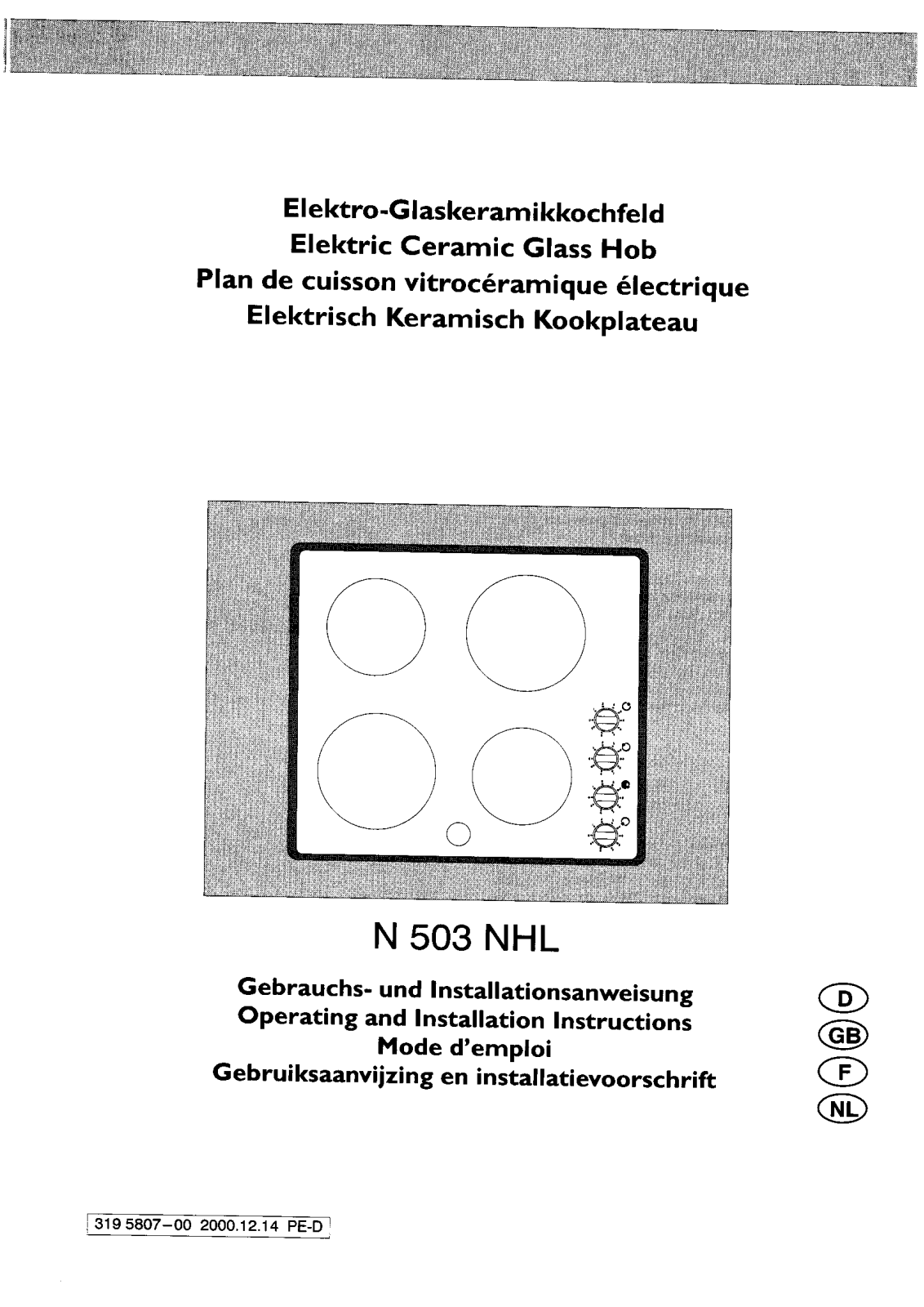 Acec N503NHL User Manual