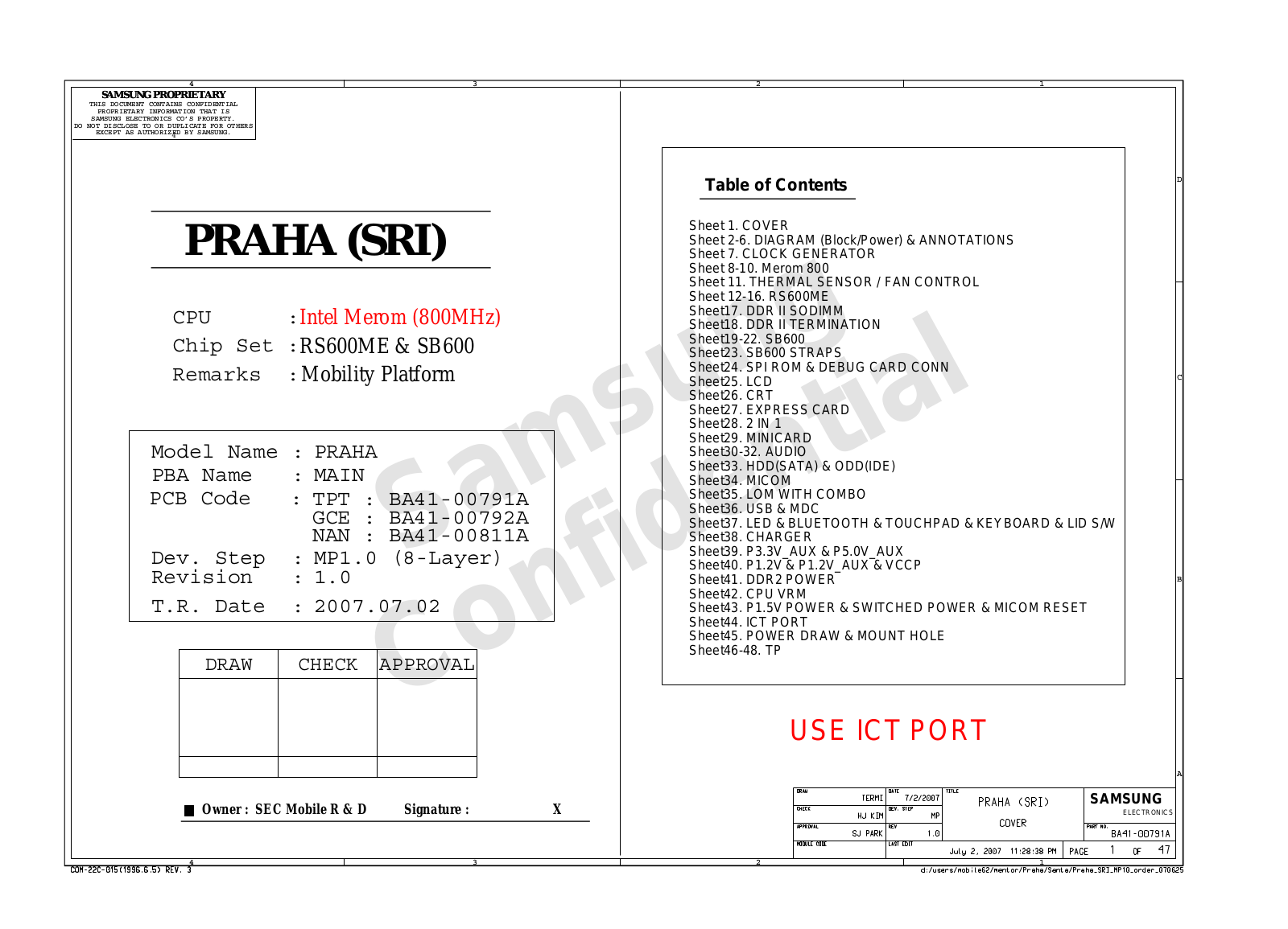 Samsung NP-R60FE01 Schematics