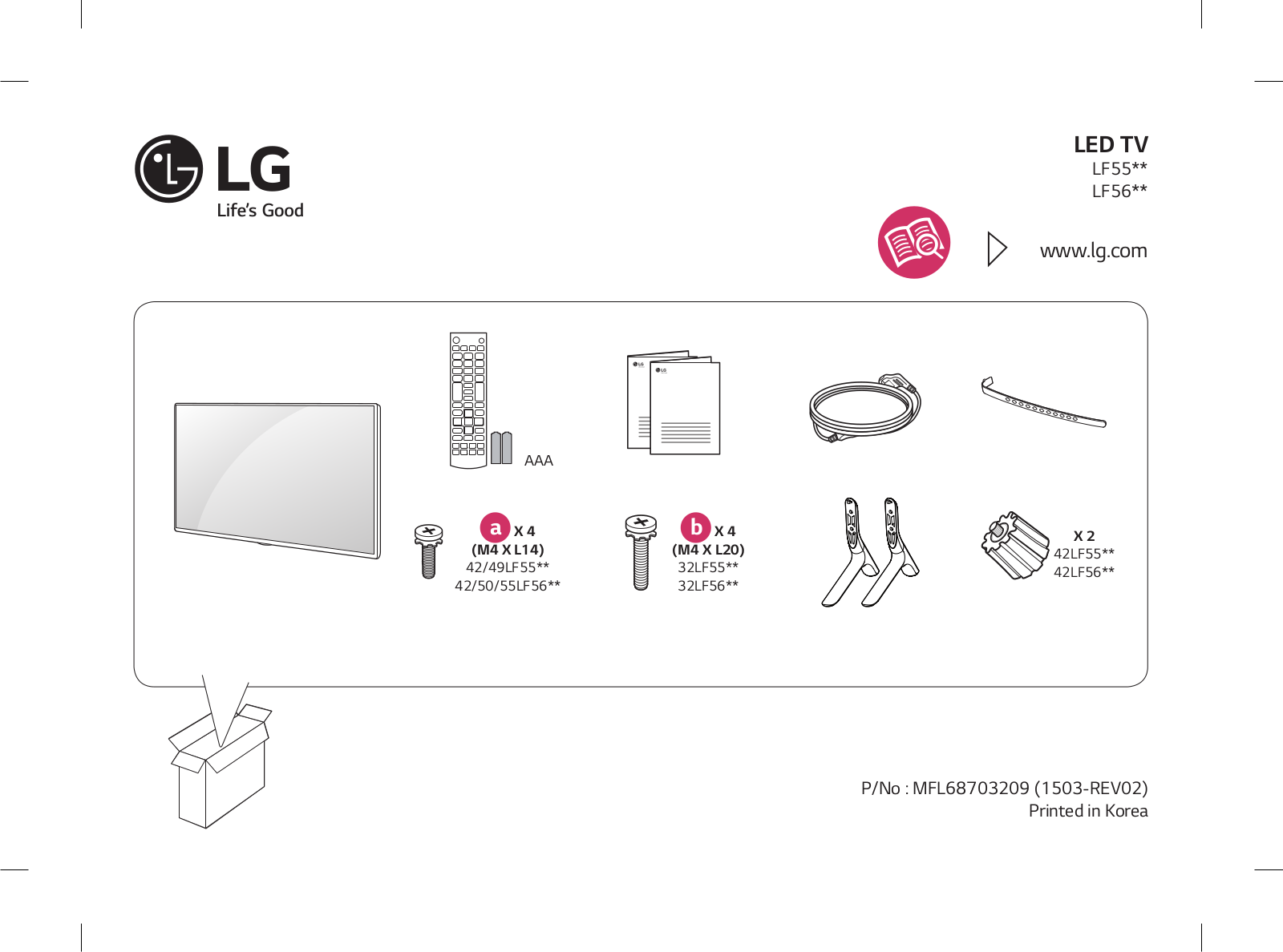 LG 32LF550U User Manual