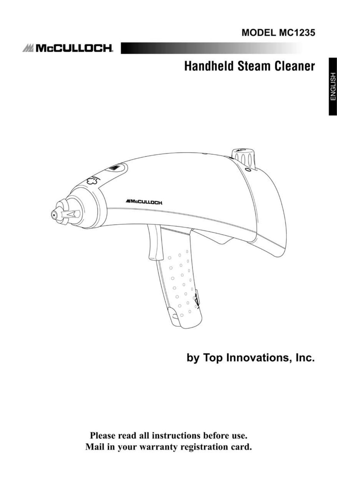 Top Innovations MC1235 User Manual