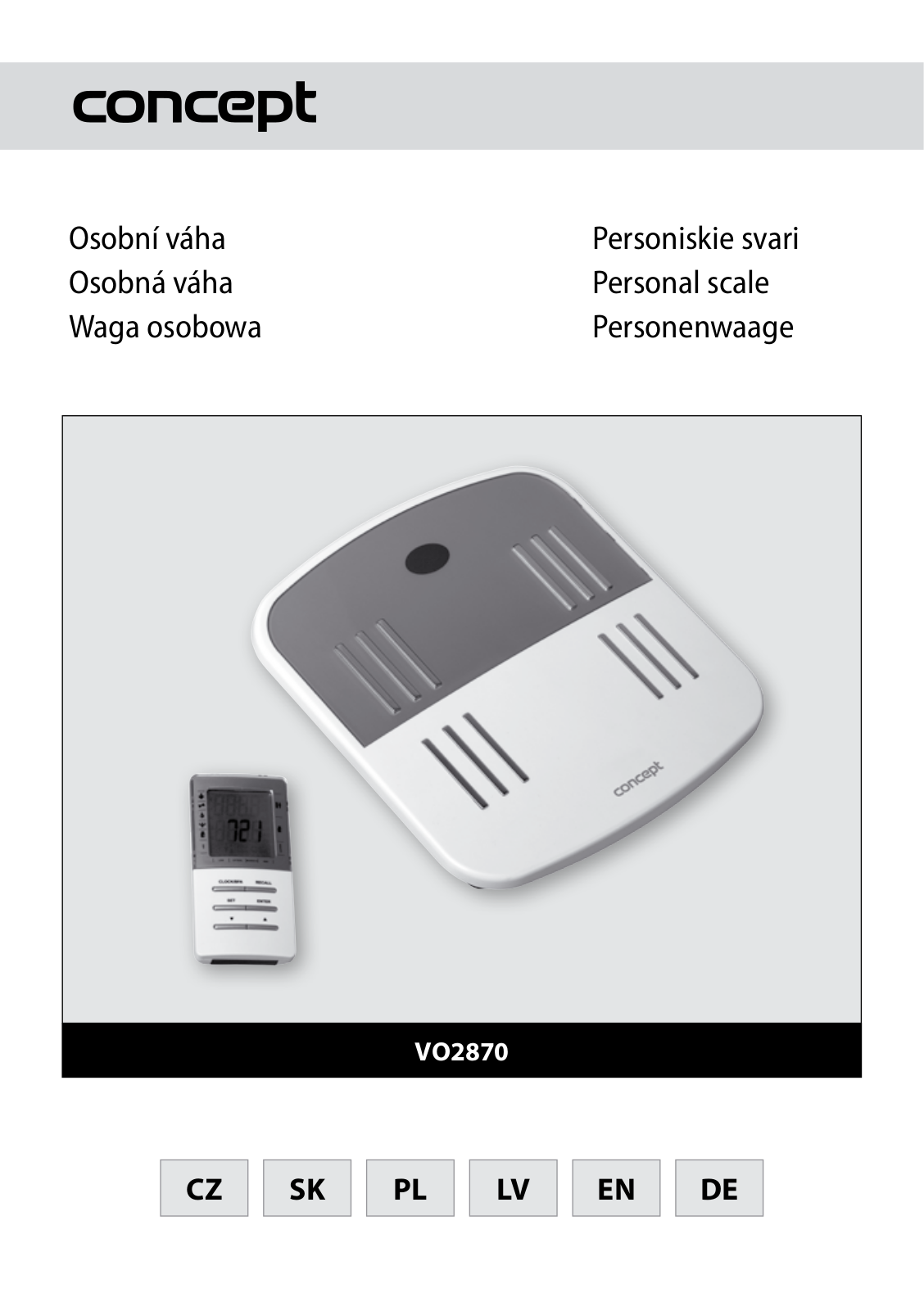 Concept VO-2870 User Manual