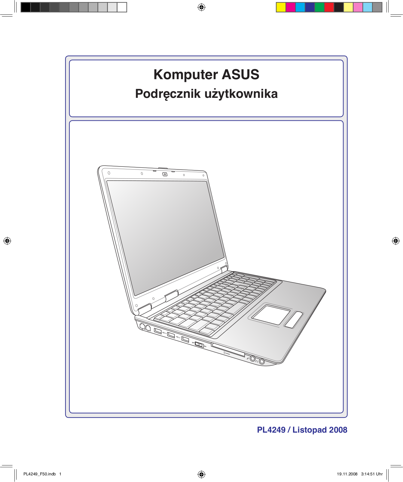 Asus X61Z, F50Z, F50GX, X61SL, F50SL User Manual