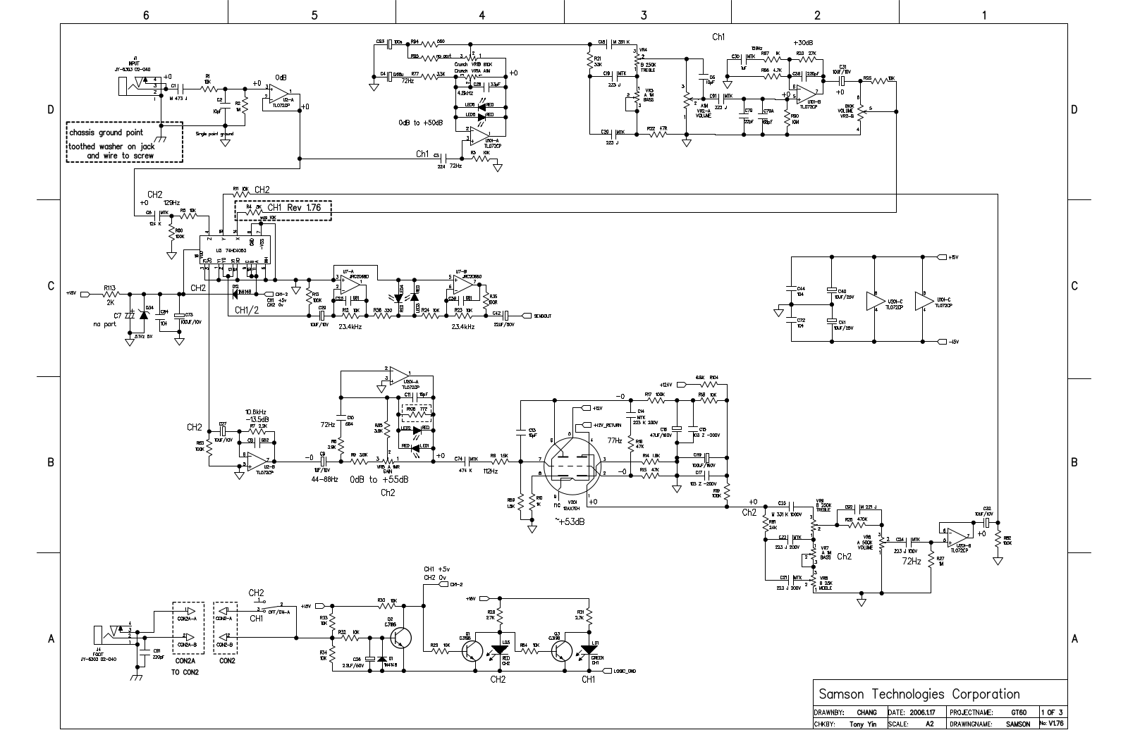 Hartke gt60 schematic