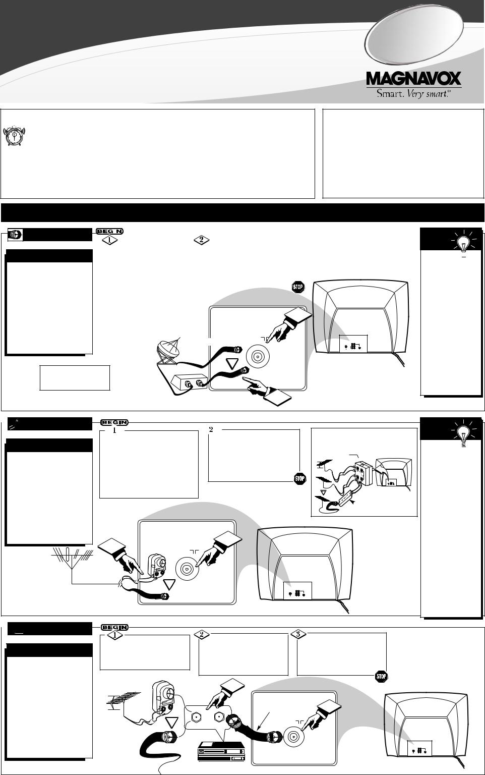 Magnavox MS3250C/99, MS3650C, MS3650C/99 Quick Start Guide