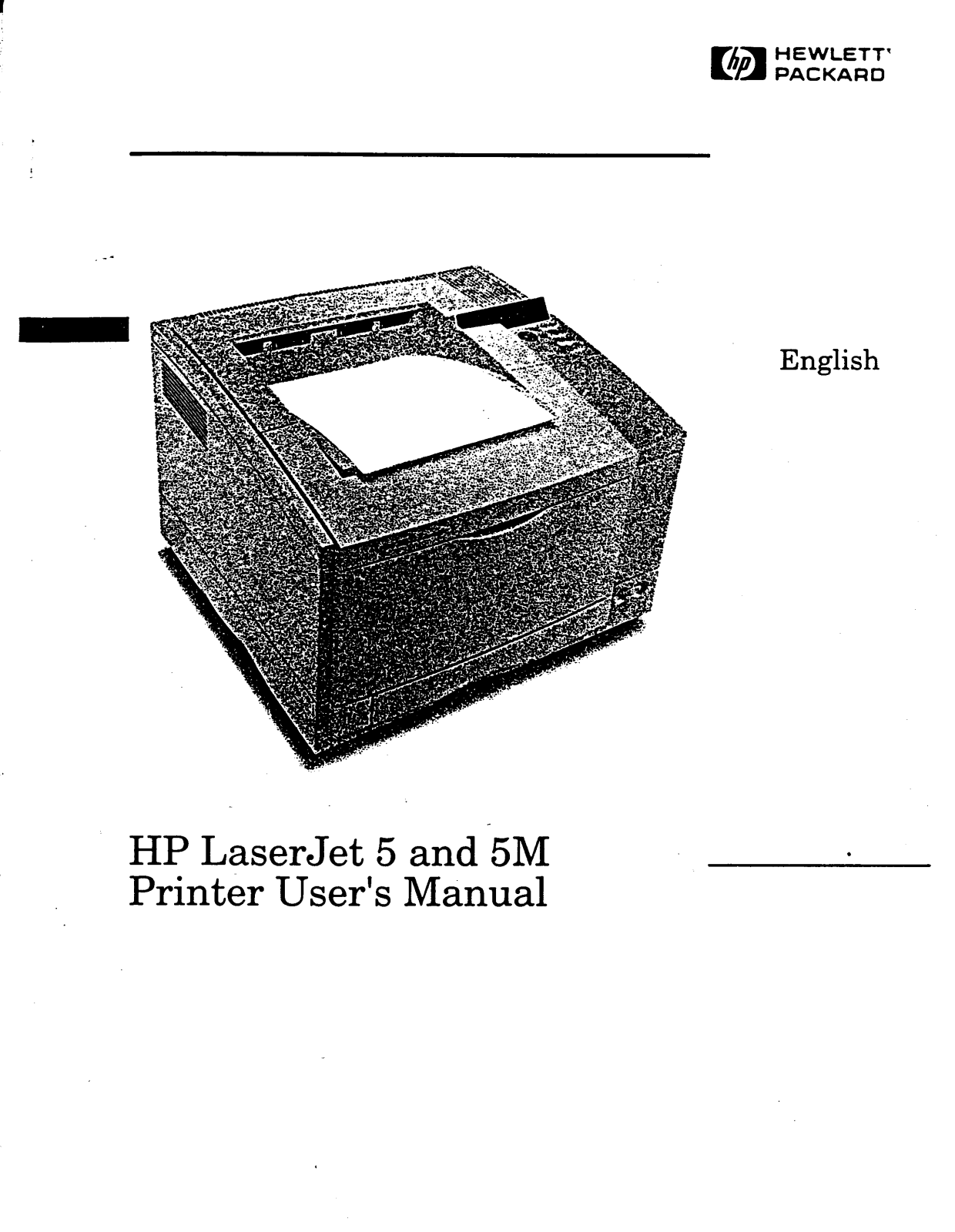 HP LASERJET 5/M/N Manual
