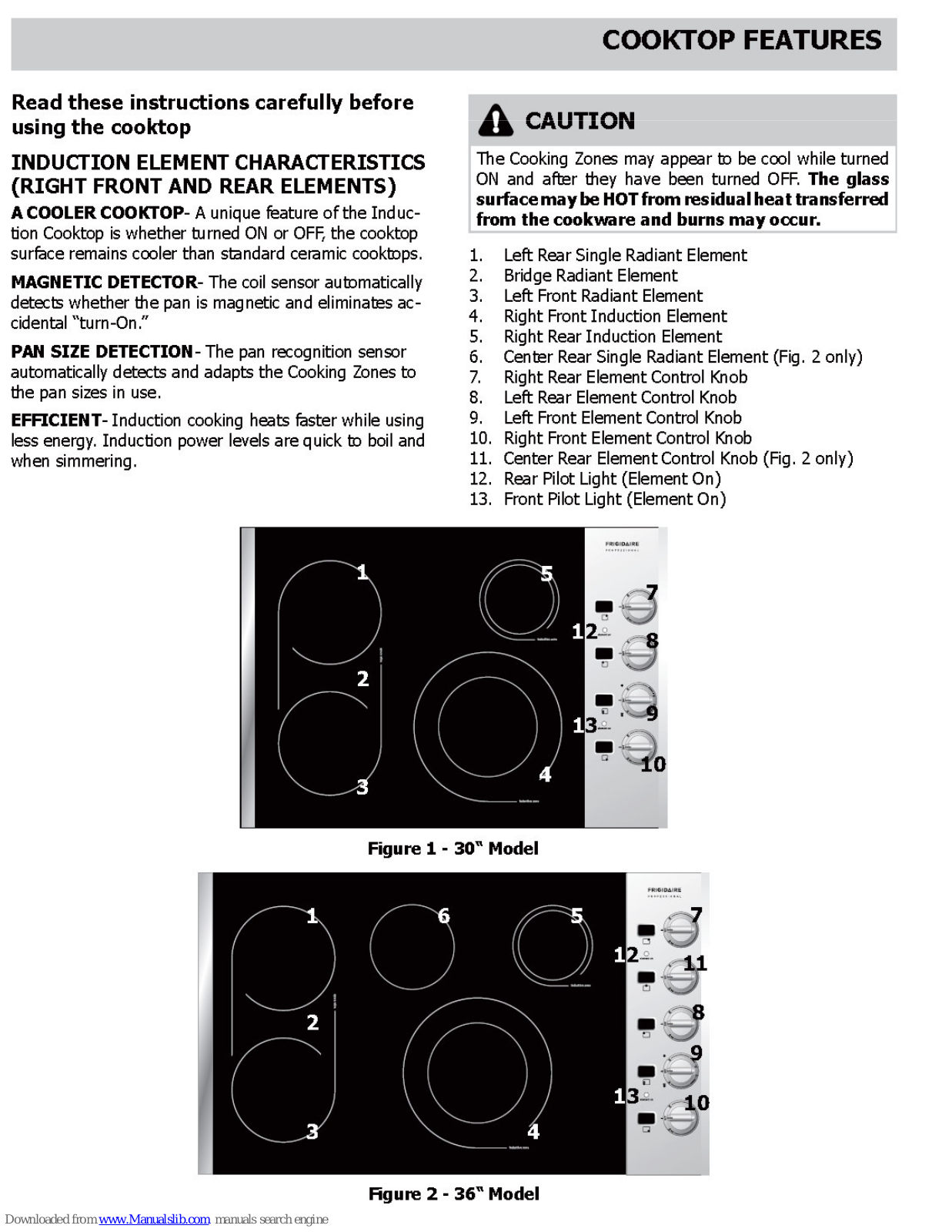 Frigidaire FPCC3085K Install Instructions Manual