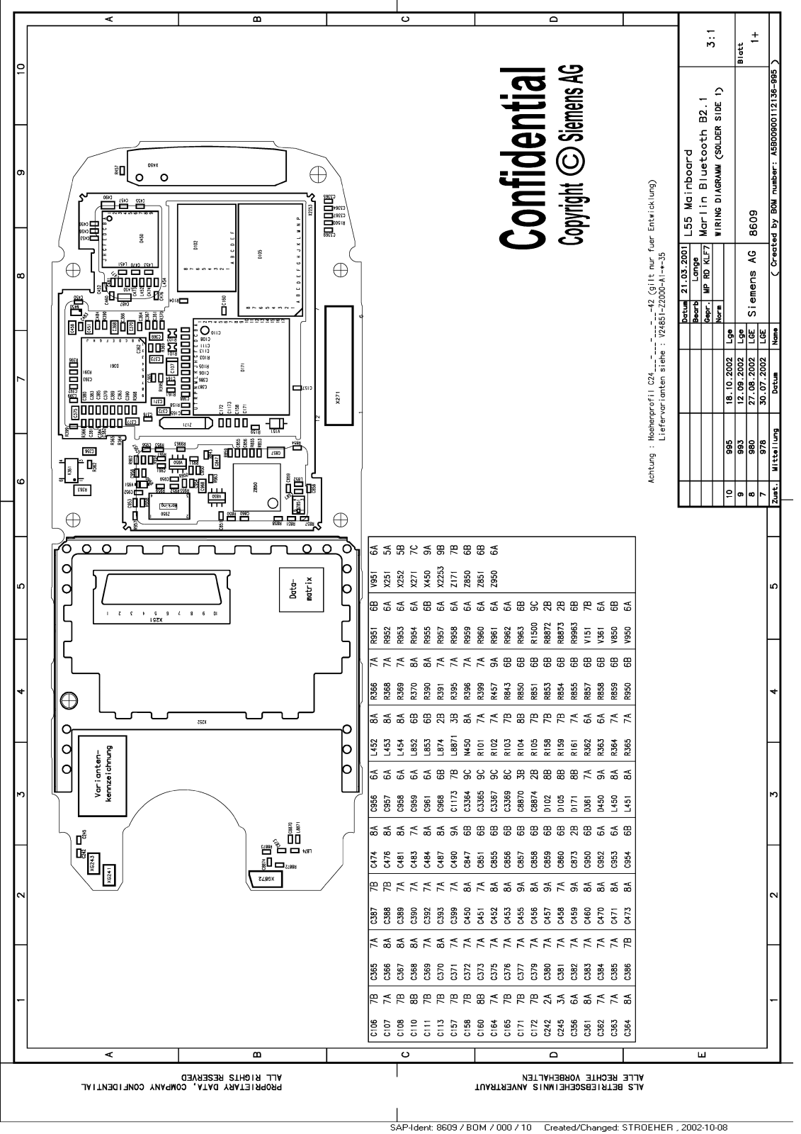 Siemens S55 Schematics