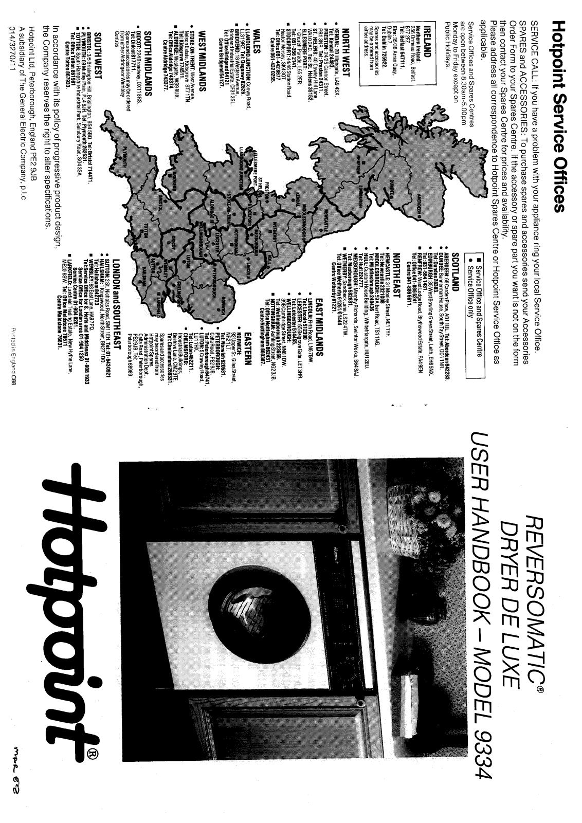 Hotpoint-Ariston HB9335 User Manual