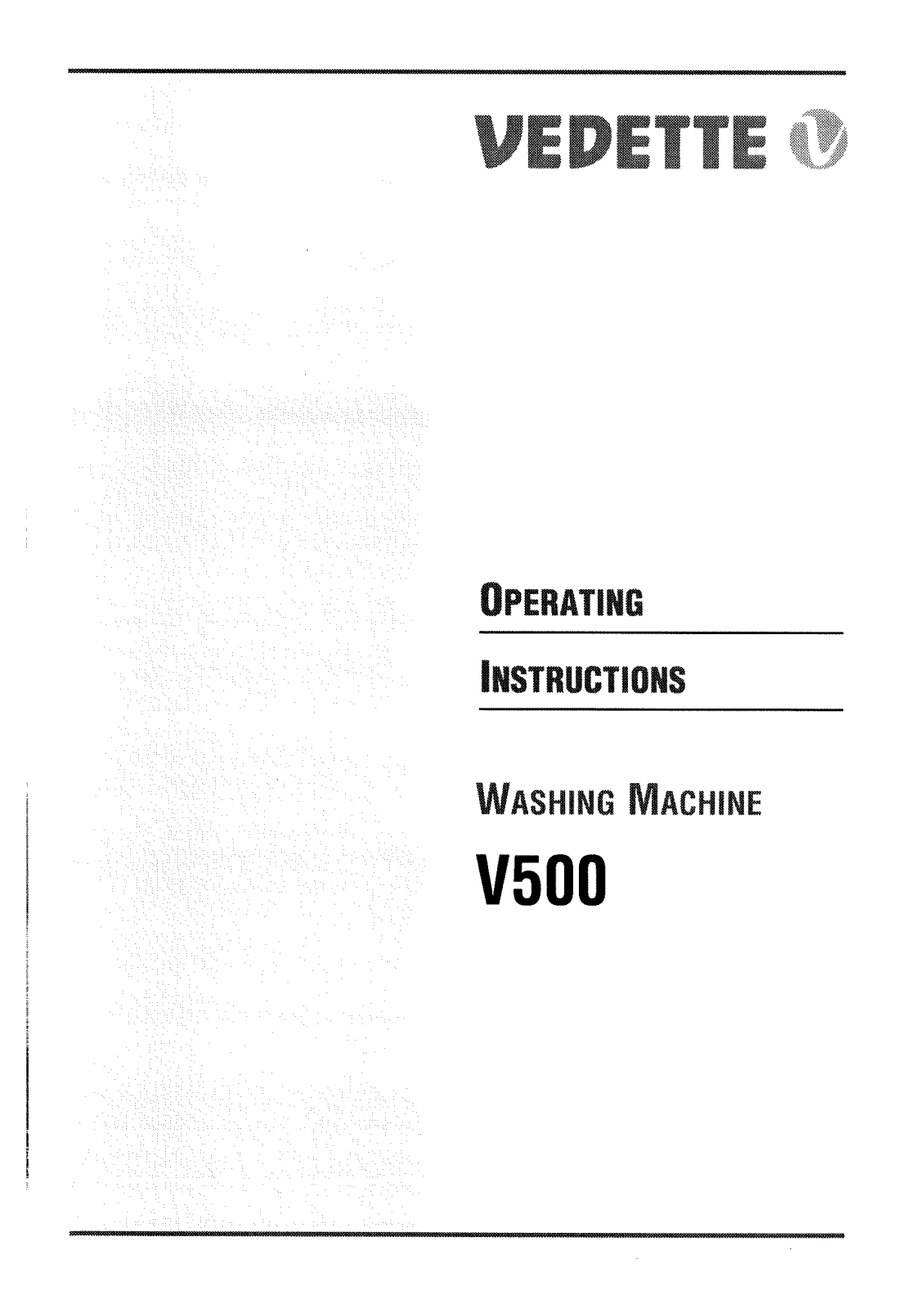 VEDETTE V500 User Manual