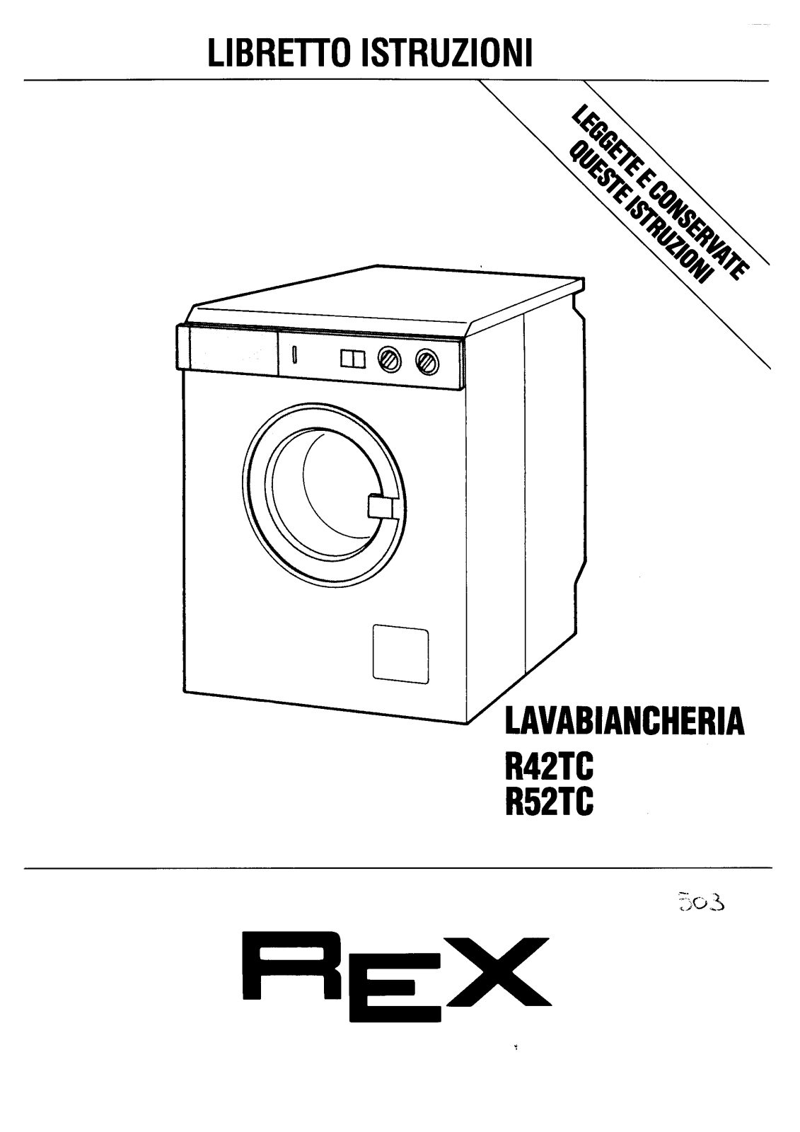 Rex R42TC, R52TC User Manual