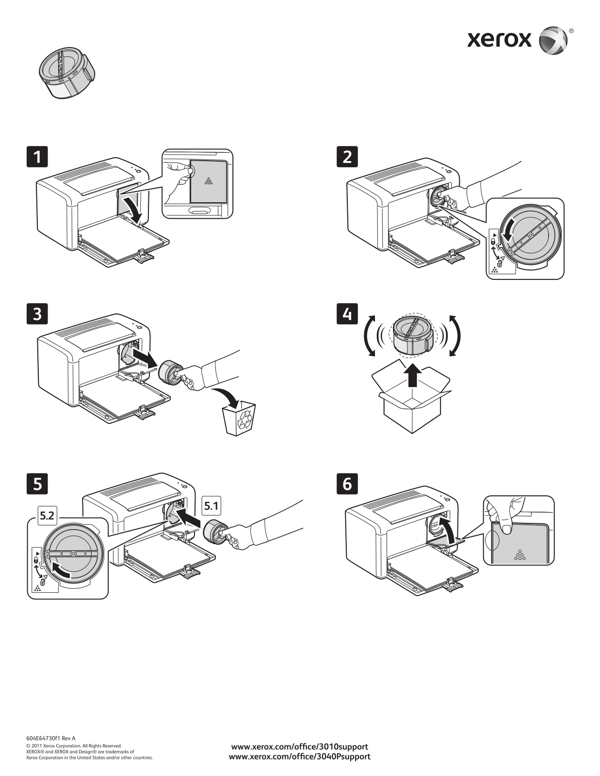 Xerox Toner Cartridge User Manual