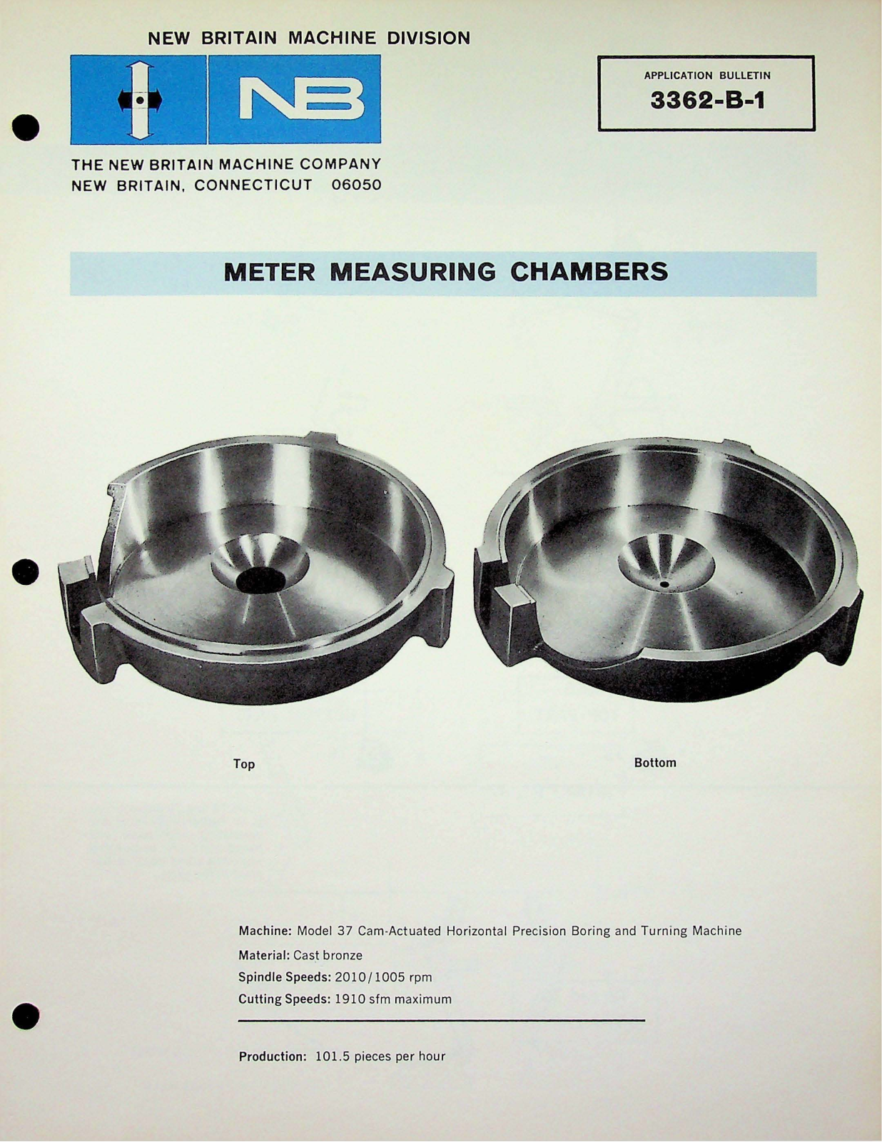 New Britain Machine Meter Measuring Chambers Accessories - ManualMachine.com