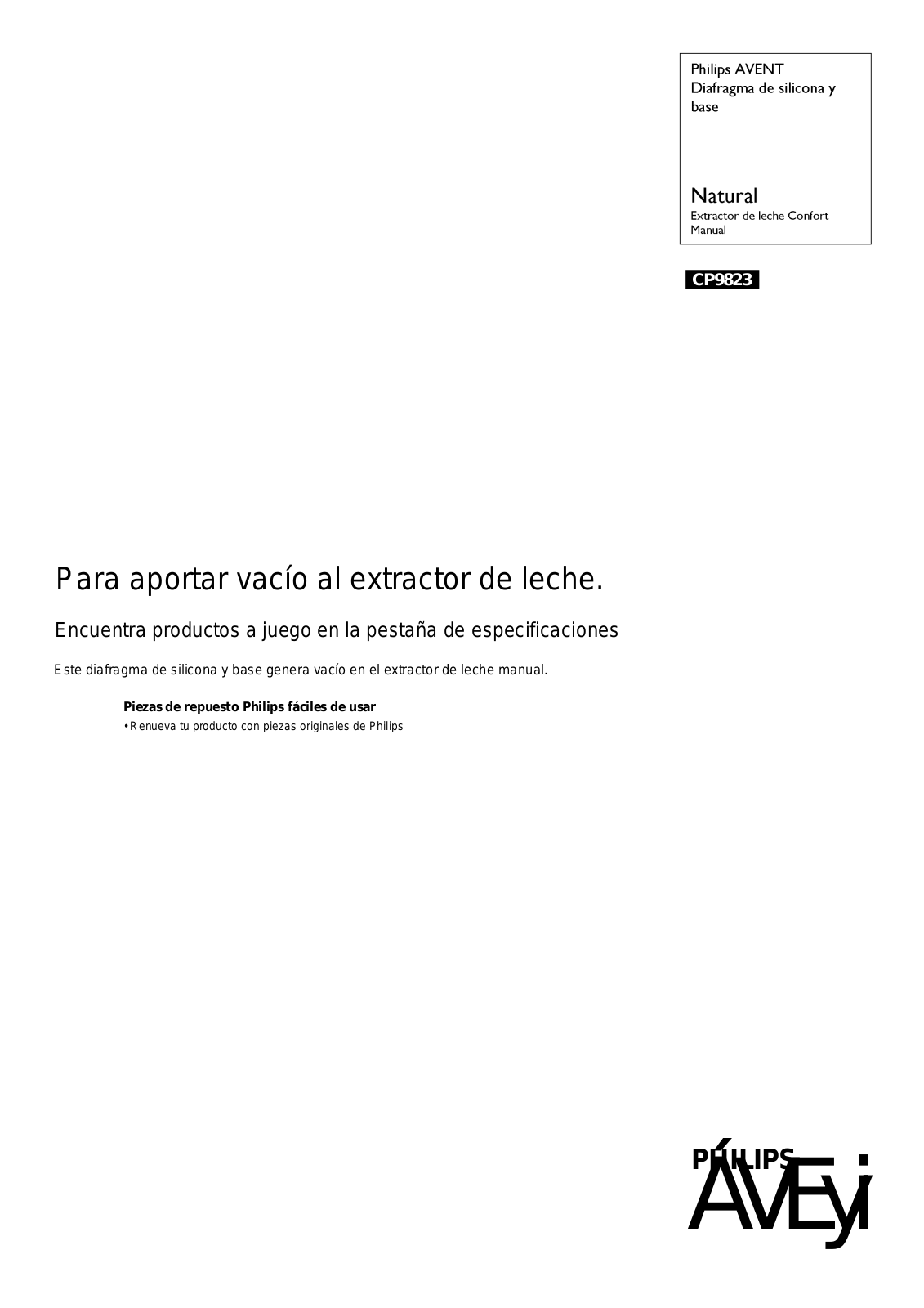 Philips CP9823 User Manual - ManualMachine.com