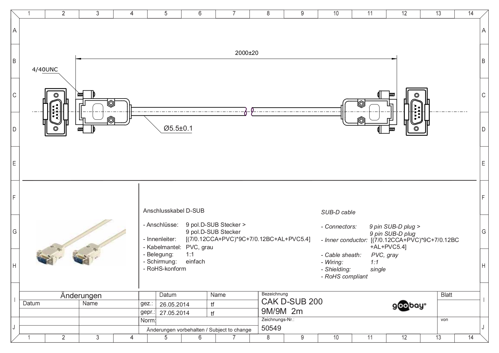 GOOBAY 50549 Datasheet - ManualMachine.com