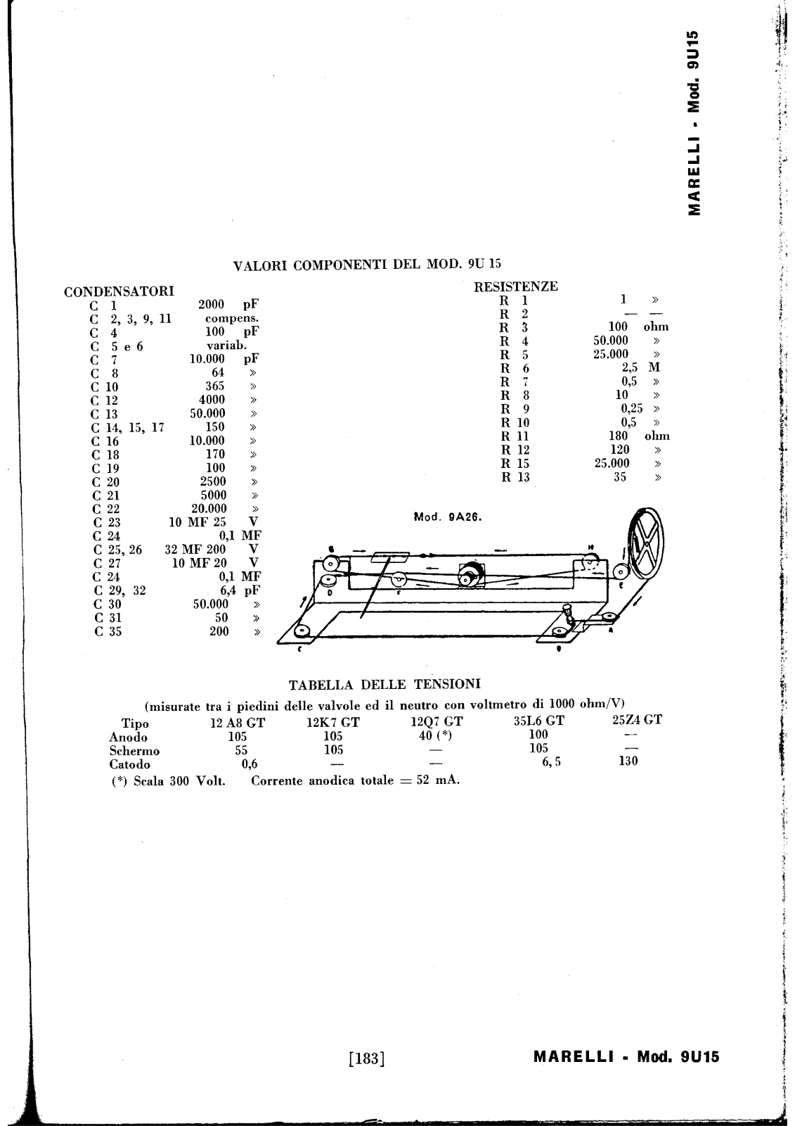 Radiomarelli 9u15 schematic - ManualMachine.com