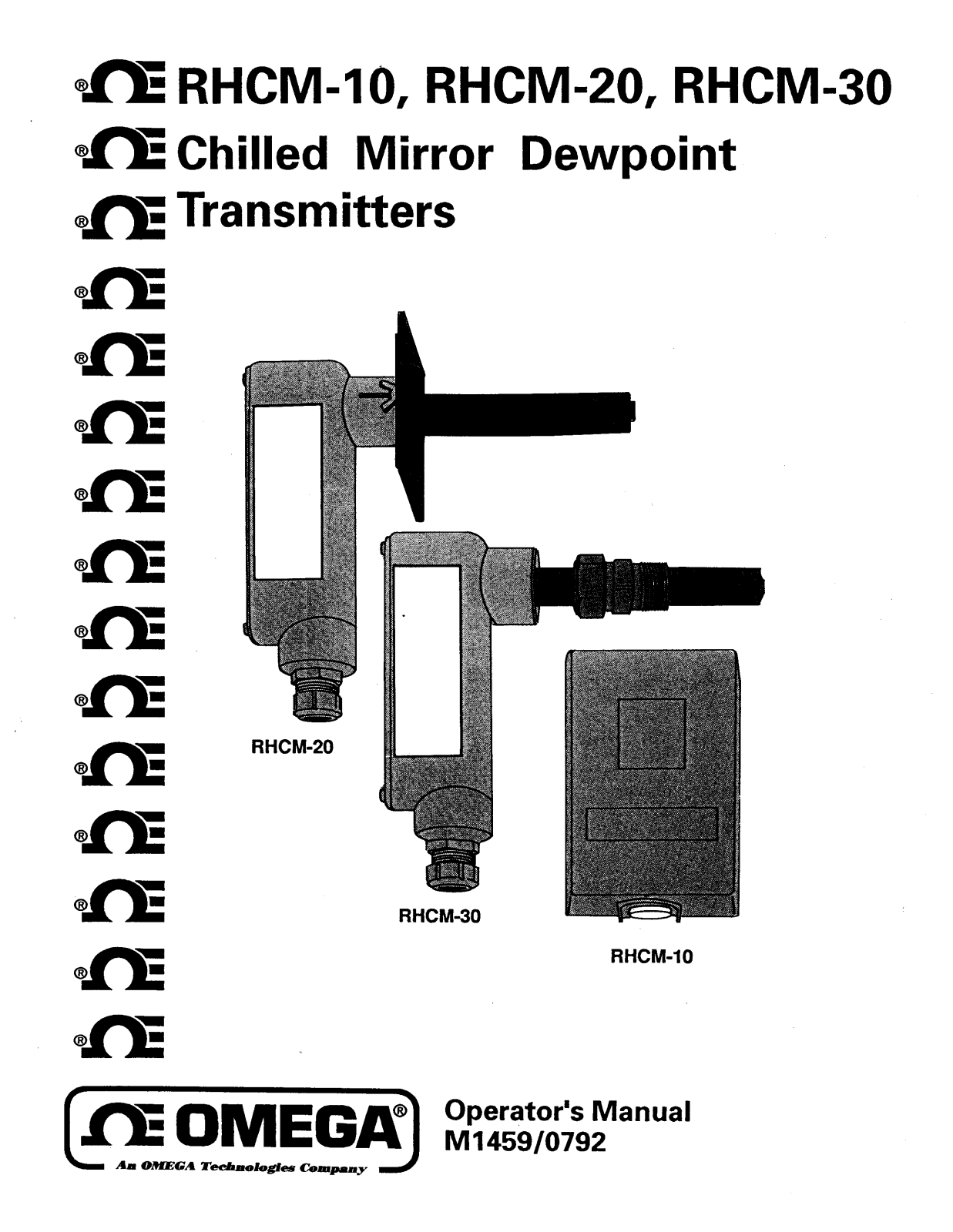 Omega Products RHCM-10 Installation  Manual