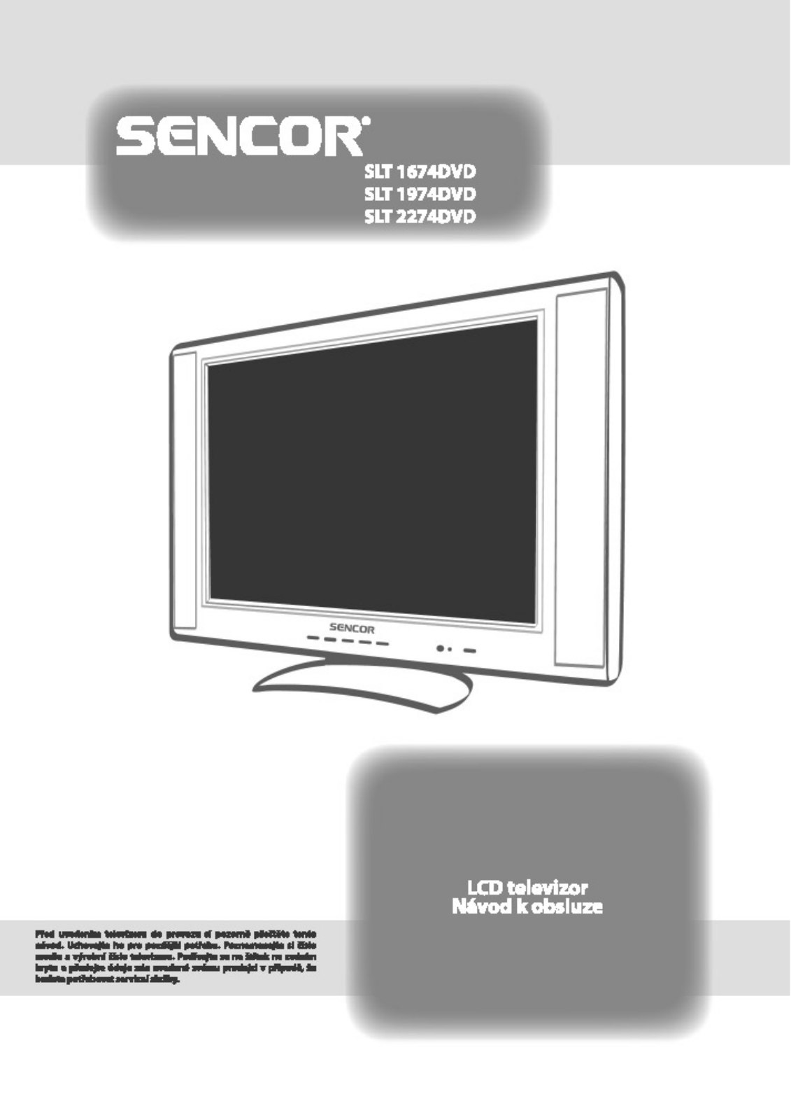 Sencor SLT 1674DVD User Manual