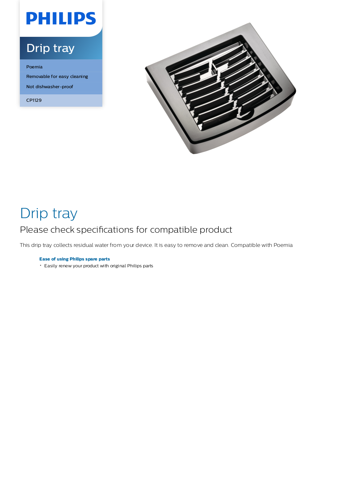 Philips CP1129/01 leaflet - ManualMachine.com