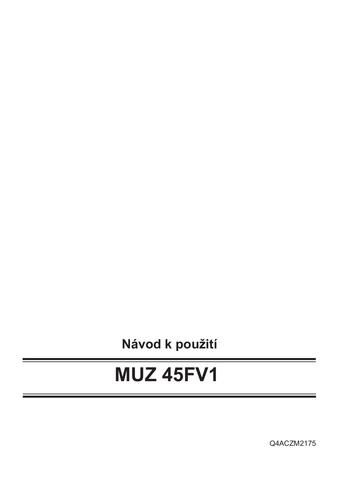 Bosch MUZ 45FV1 User Manual