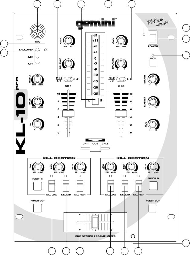 Gemini KL-10 PRO User Manual